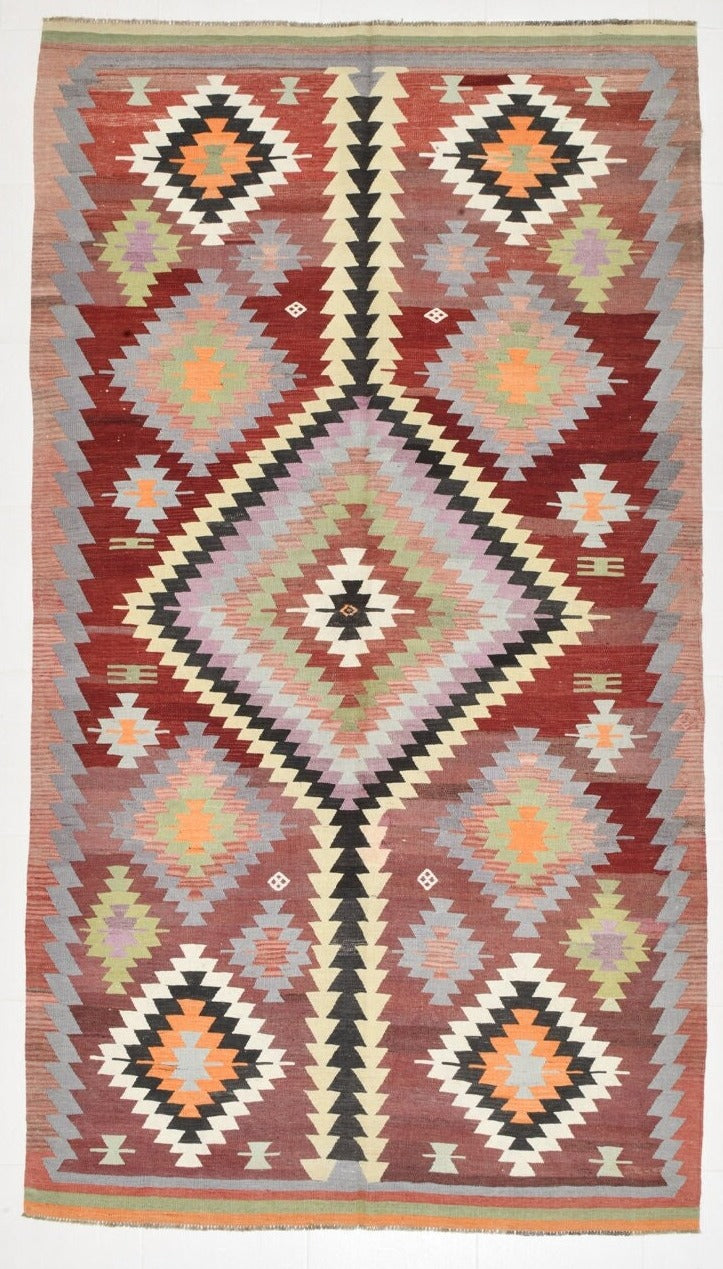 Vintage Kilim Anatolian 5'4" x 9'8" ft