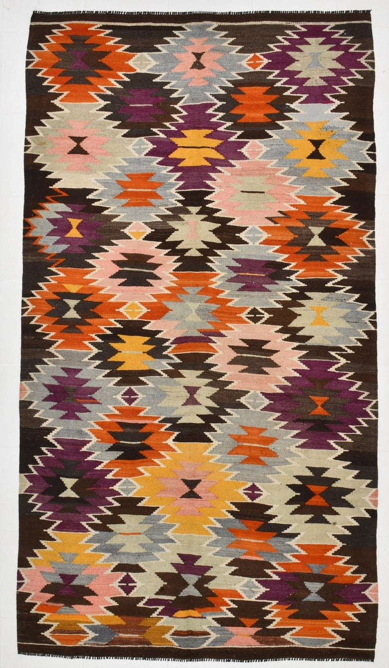 Vintage Kilim Anatolian 5'5" x 10'0" ft