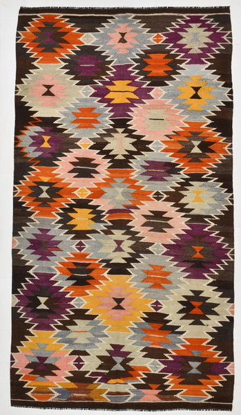 Vintage Kilim Anatolian 5'5" x 10'0" ft