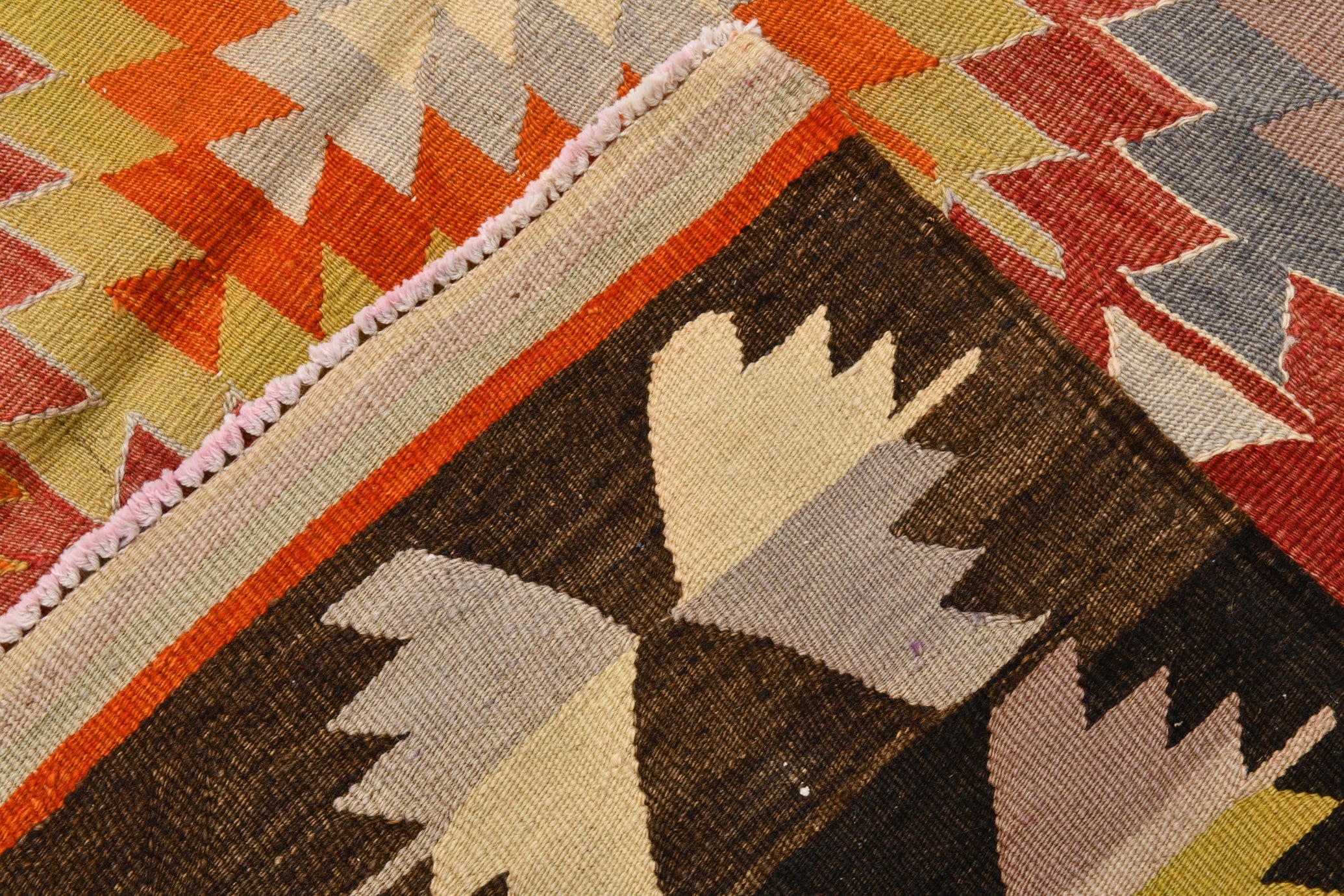 Vintage Kilim Anatolian 5'5" x 8'12" ft