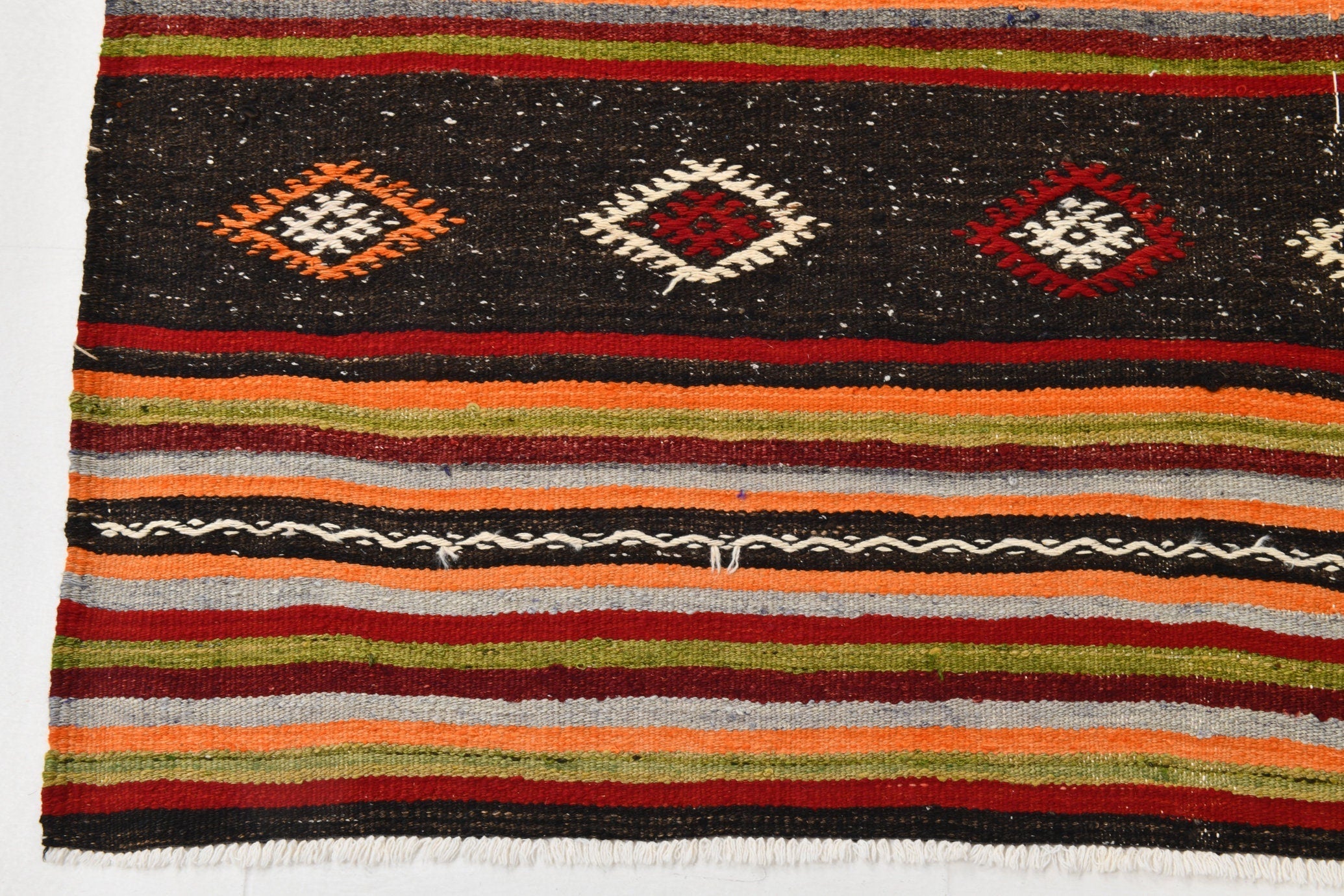 Vintage Kilim Anatolian 5'6" x 10'1" ft