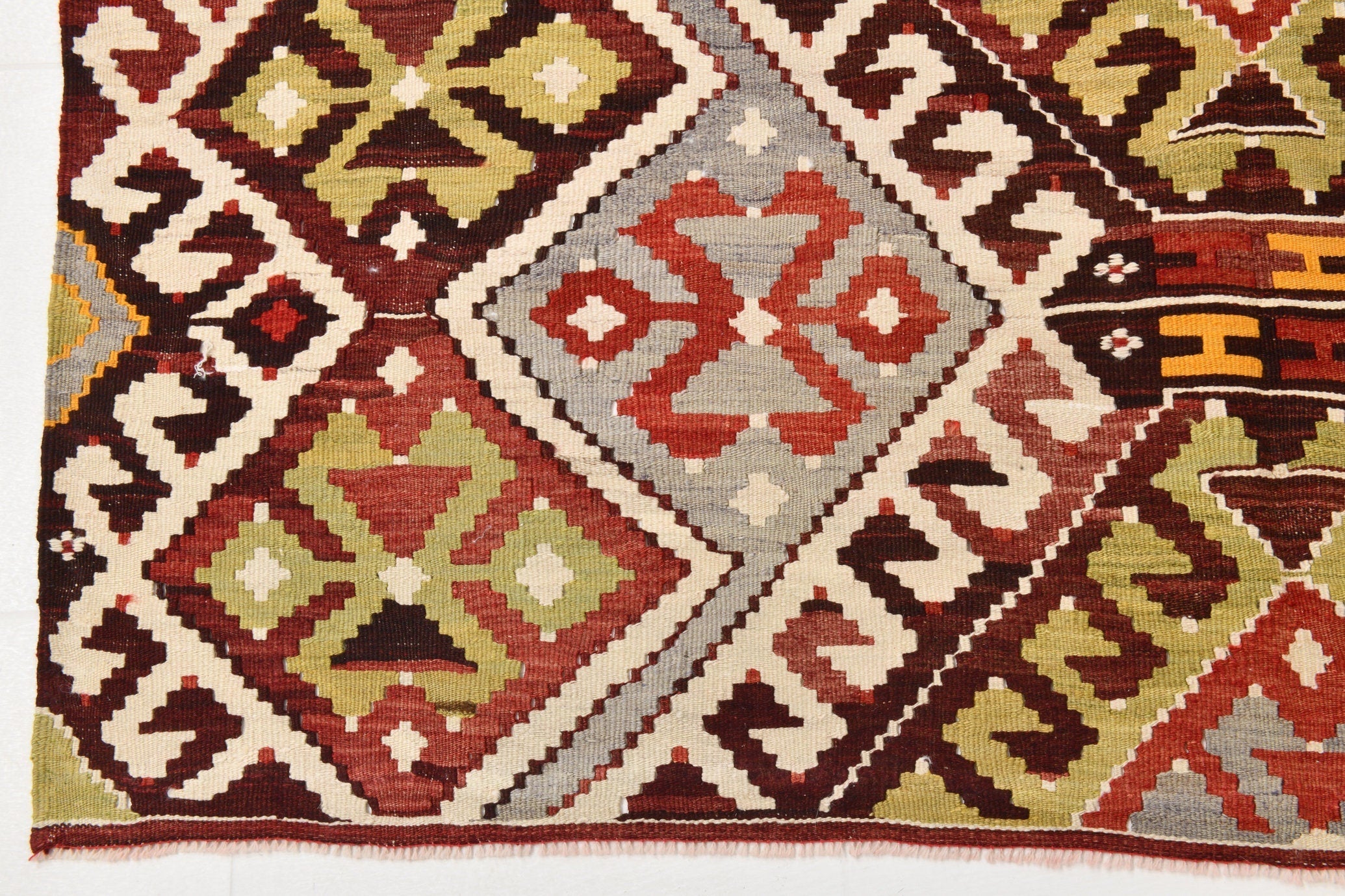 Vintage Kilim Anatolian 5'6" x 11'7" ft