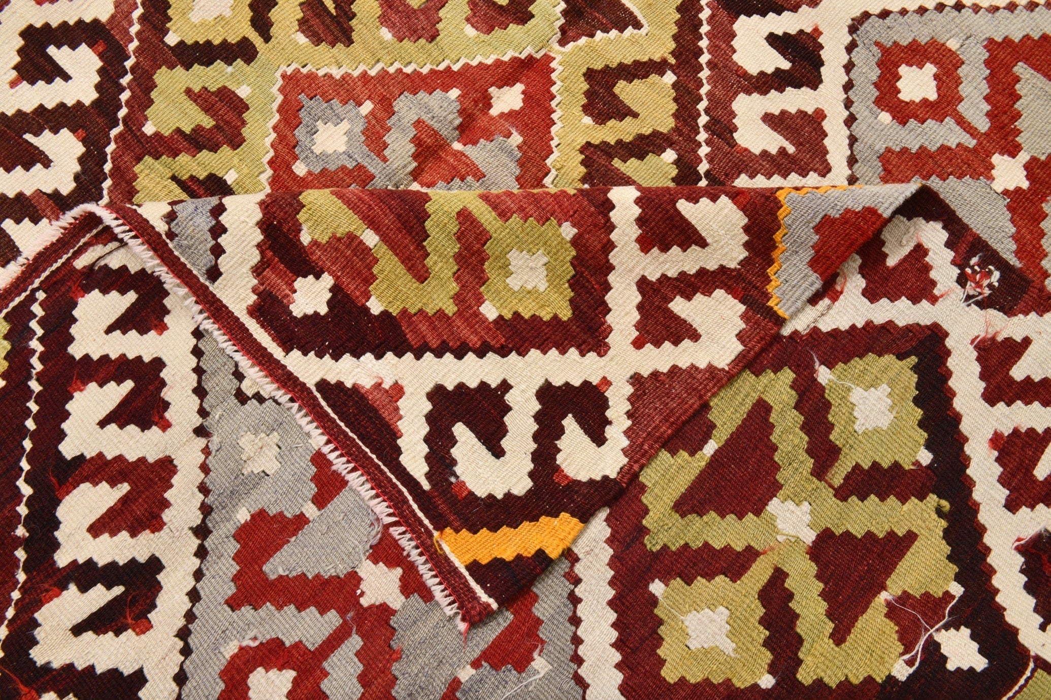 Vintage Kilim Anatolian 5'6" x 11'7" ft
