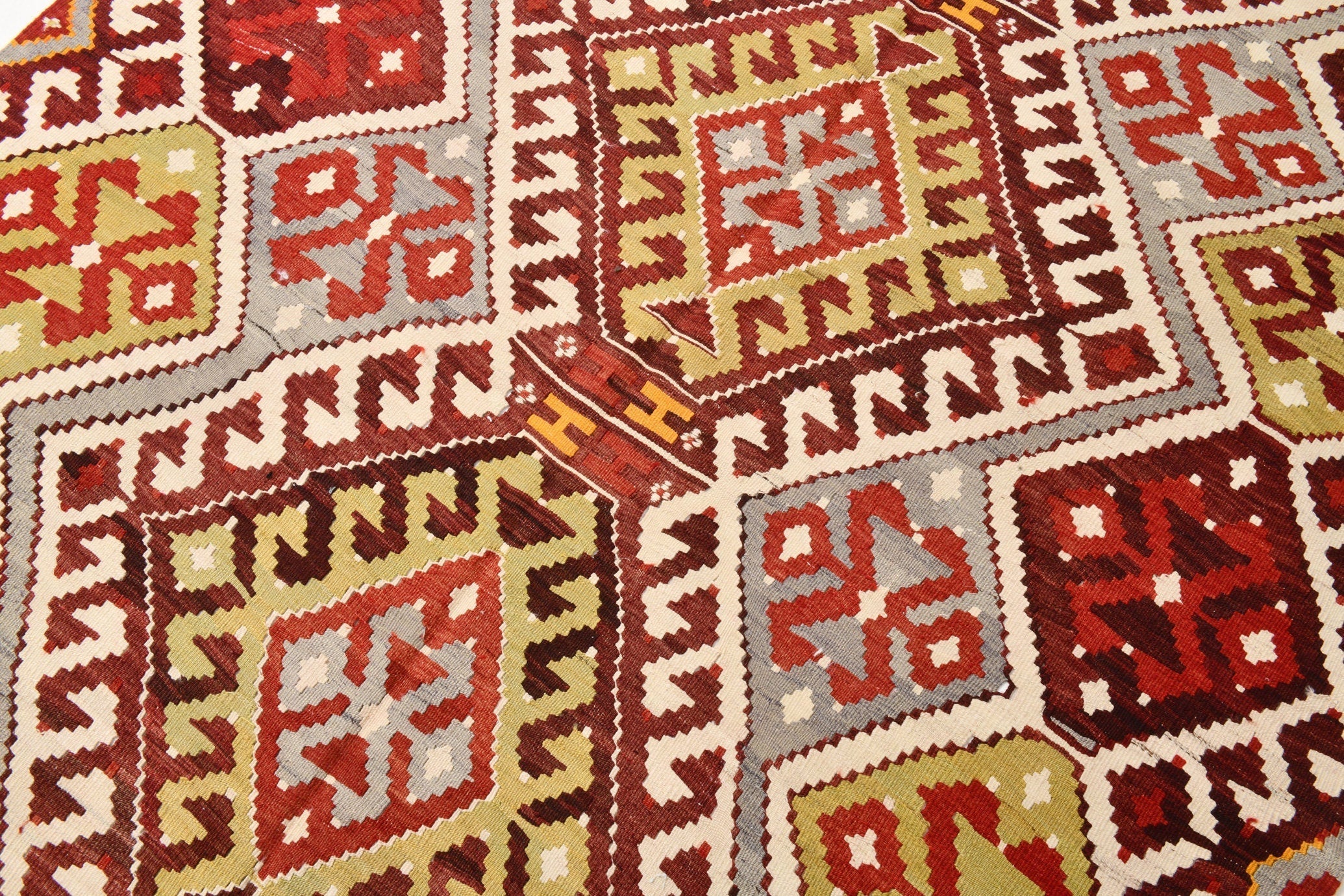 Vintage Kilim Anatolian 5'6" x 11'7" ft