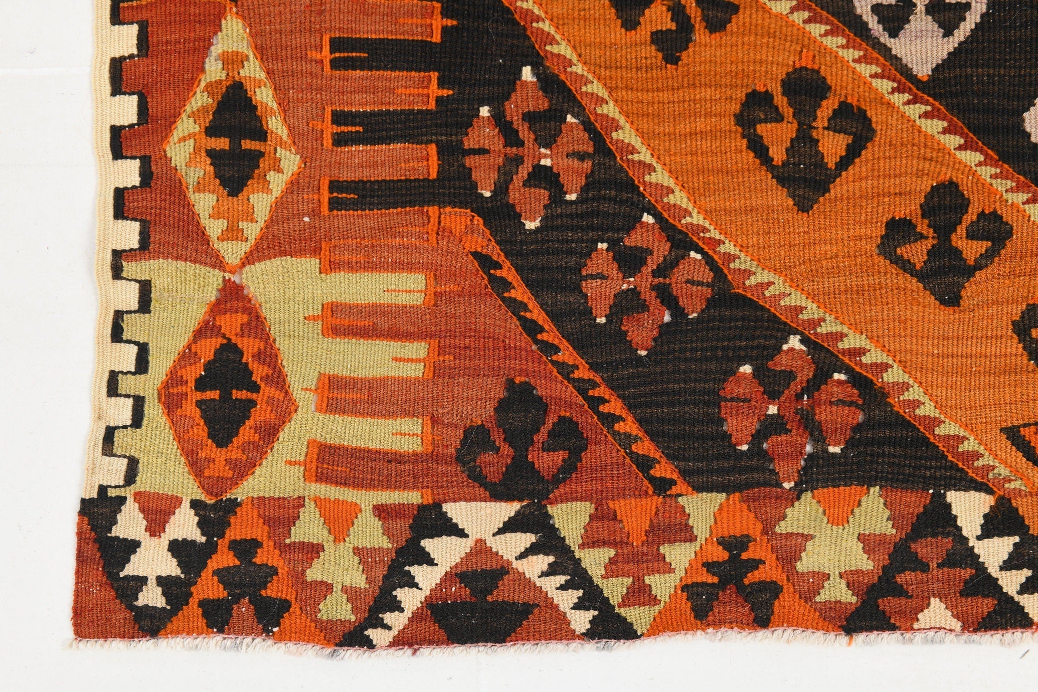 Vintage Kilim Anatolian 5'6" x 13'3" ft