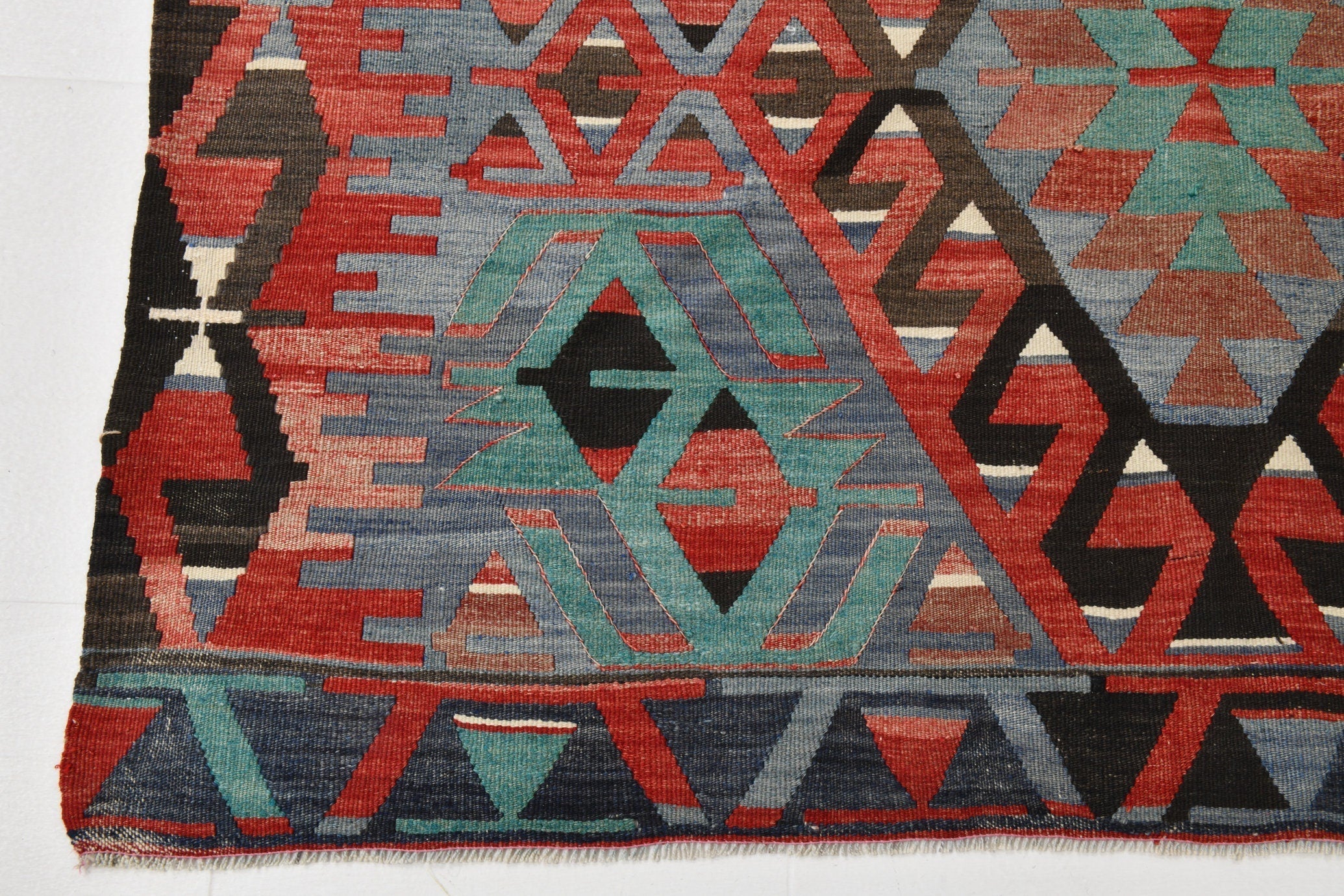 Vintage Kilim Anatolian 5'6" x 9'4" ft