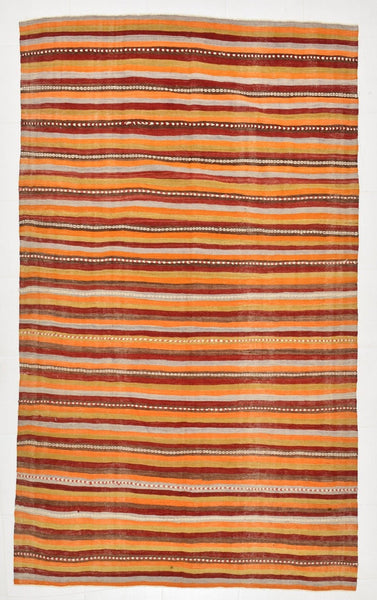 Vintage Kilim Anatolian 5'6" x 9'7" ft