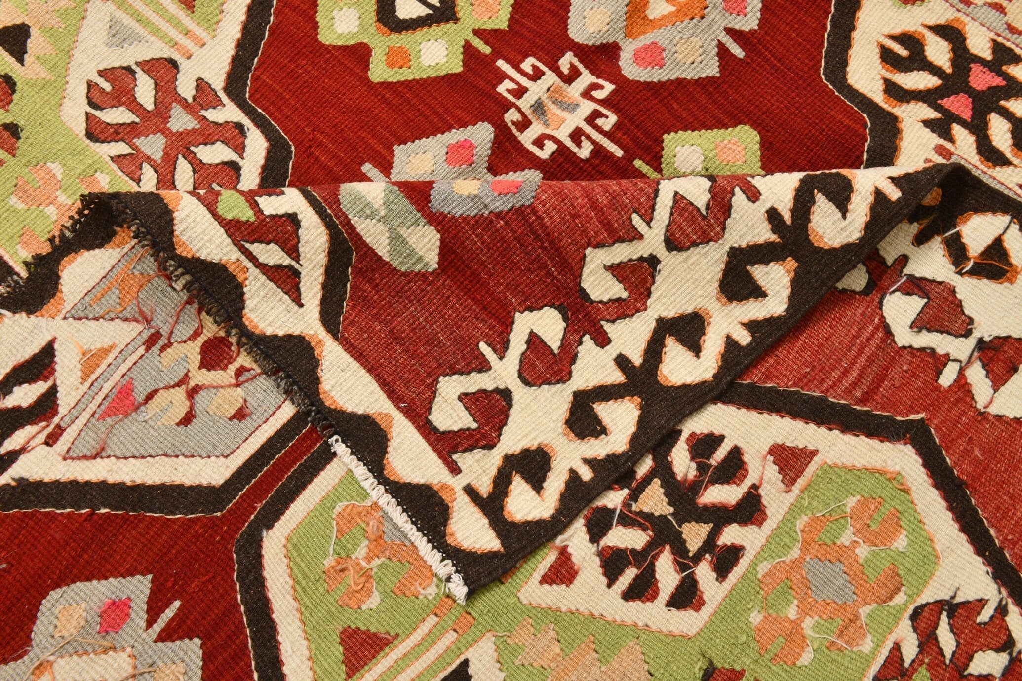 Vintage Kilim Anatolian 5'7" x 10'5" ft