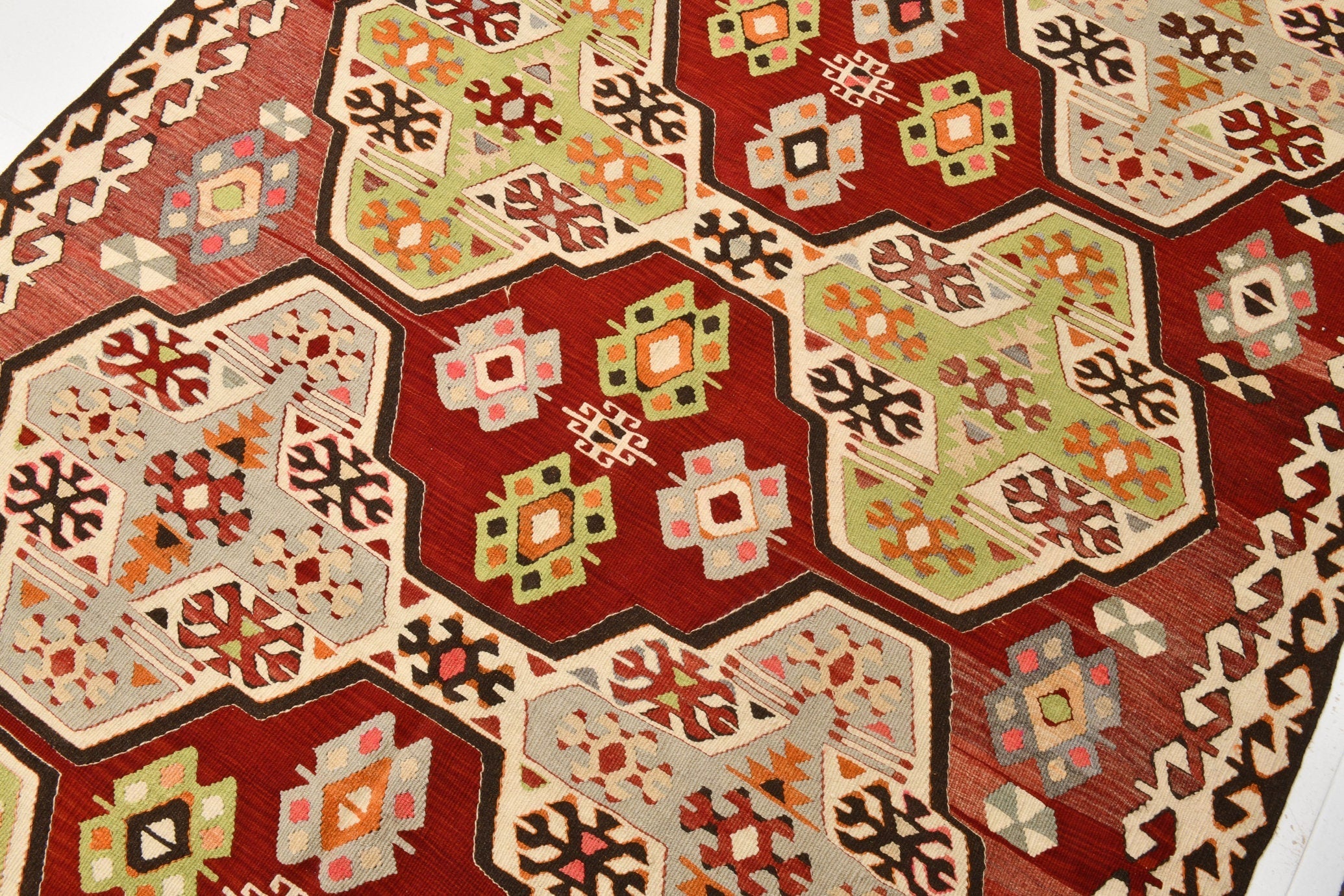 Vintage Kilim Anatolian 5'7" x 10'5" ft