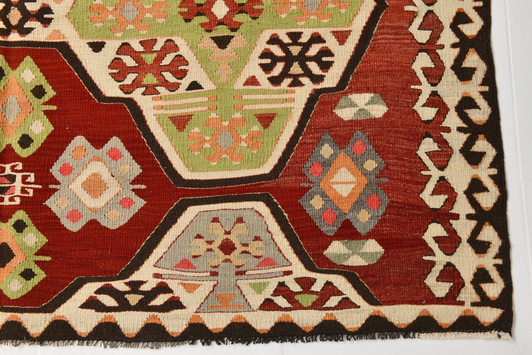 Vintage Kilim Anatolian 5'7" x 10'5" ft