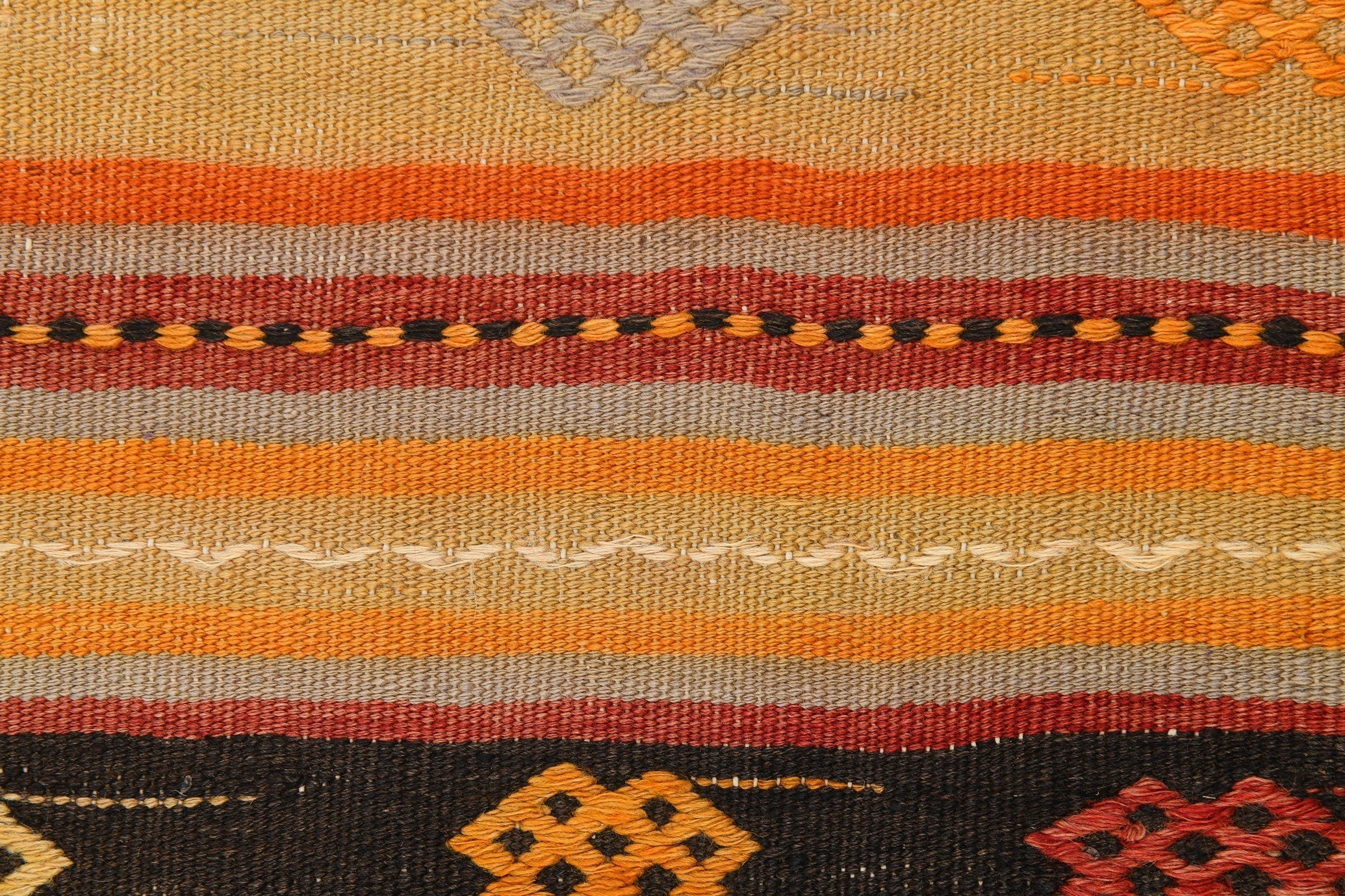 Vintage Kilim Anatolian 5'7" x 10'7" ft