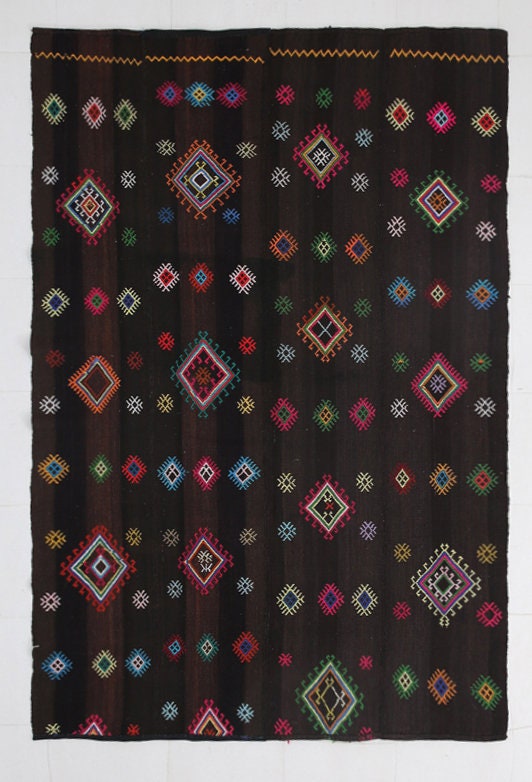 Vintage Kilim Anatolian 5'7" x 8'3" ft
