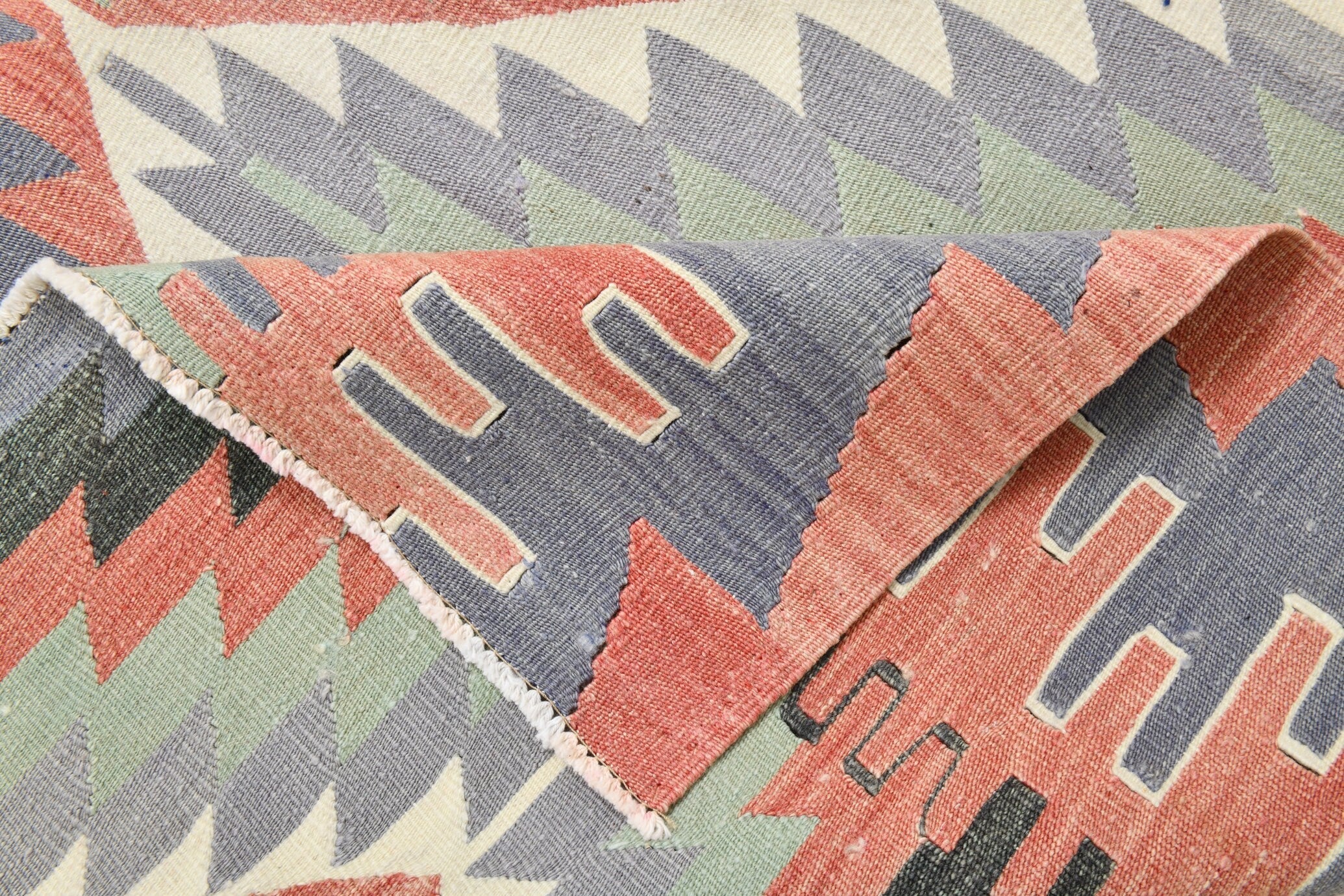 Vintage Kilim Anatolian 5'7" x 8'8" ft