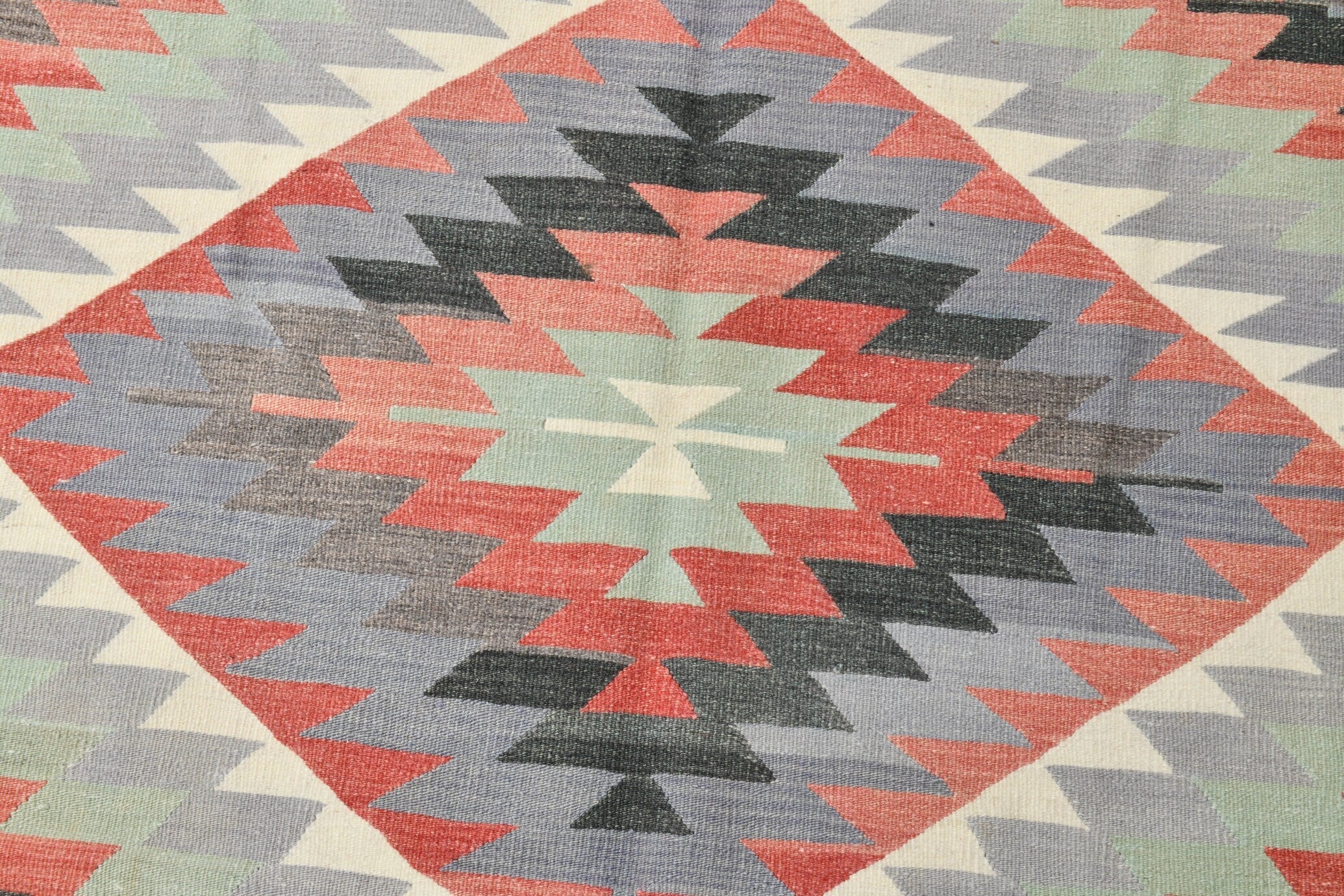 Vintage Kilim Anatolian 5'7" x 8'8" ft
