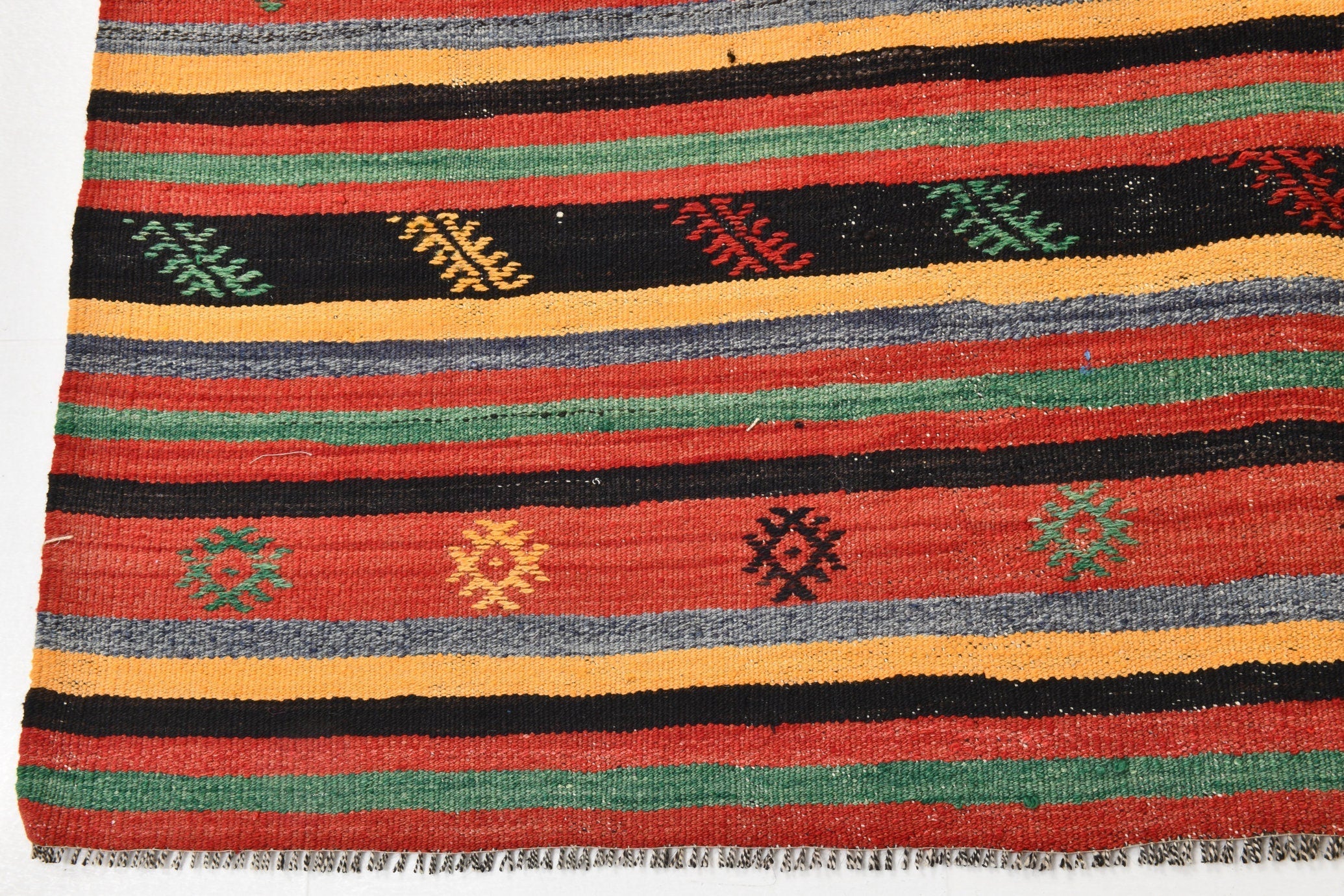Vintage Kilim Anatolian 5'7" x 9'2" ft