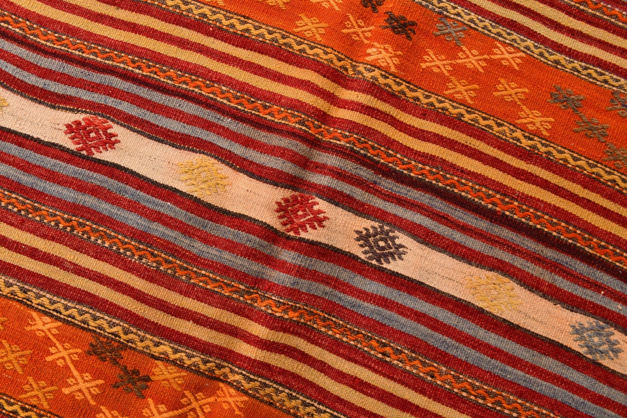 Vintage Kilim Anatolian 5'7" x 9'5" ft