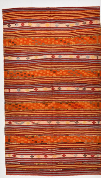 Vintage Kilim Anatolian 5'7" x 9'5" ft