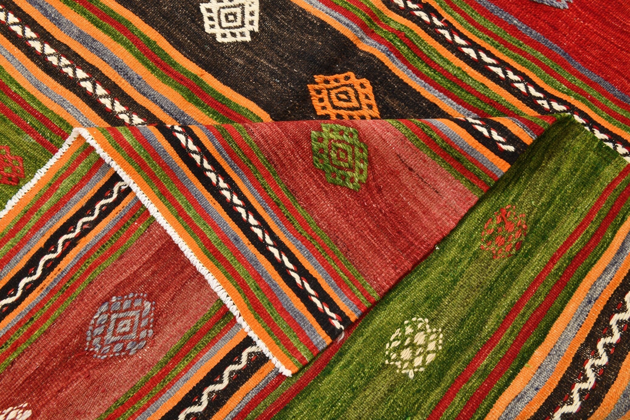 Vintage Kilim Anatolian 5'7" x 9'6" ft