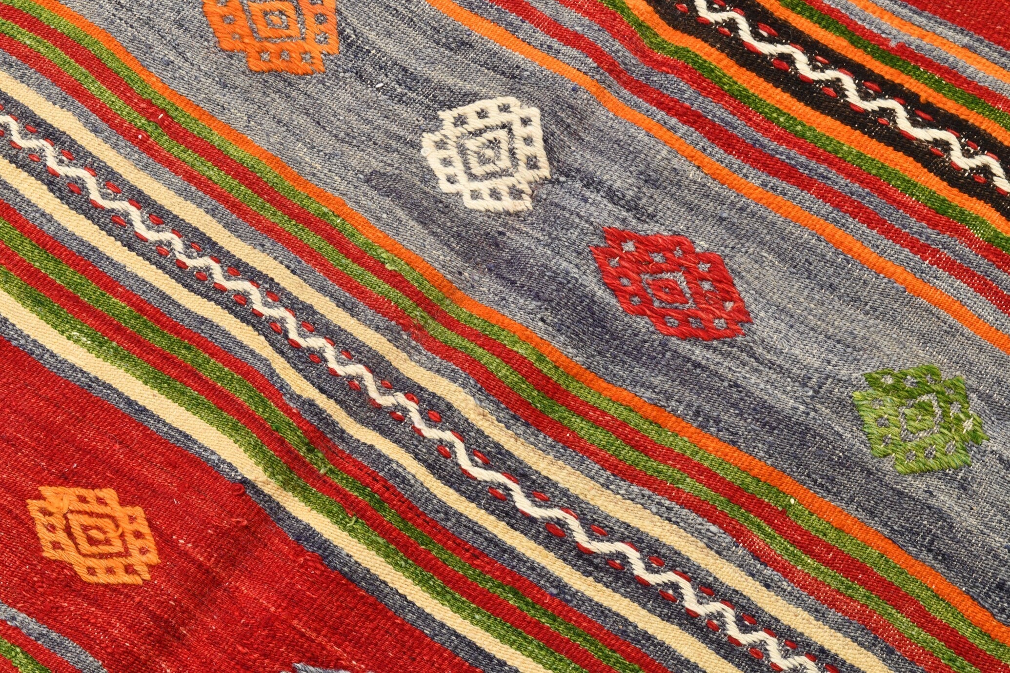 Vintage Kilim Anatolian 5'7" x 9'6" ft