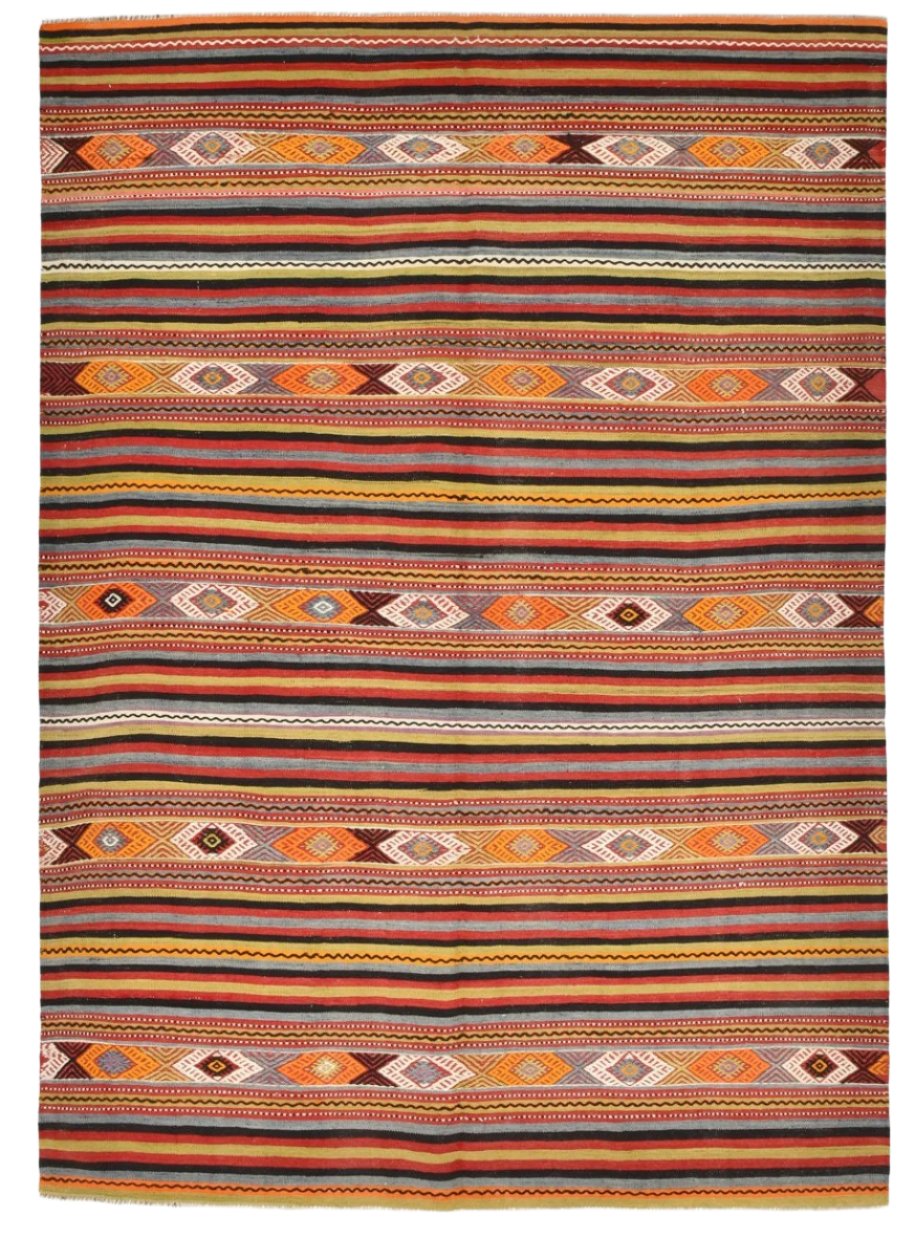 Vintage Kilim Anatolian 5'8" x 7'12" ft