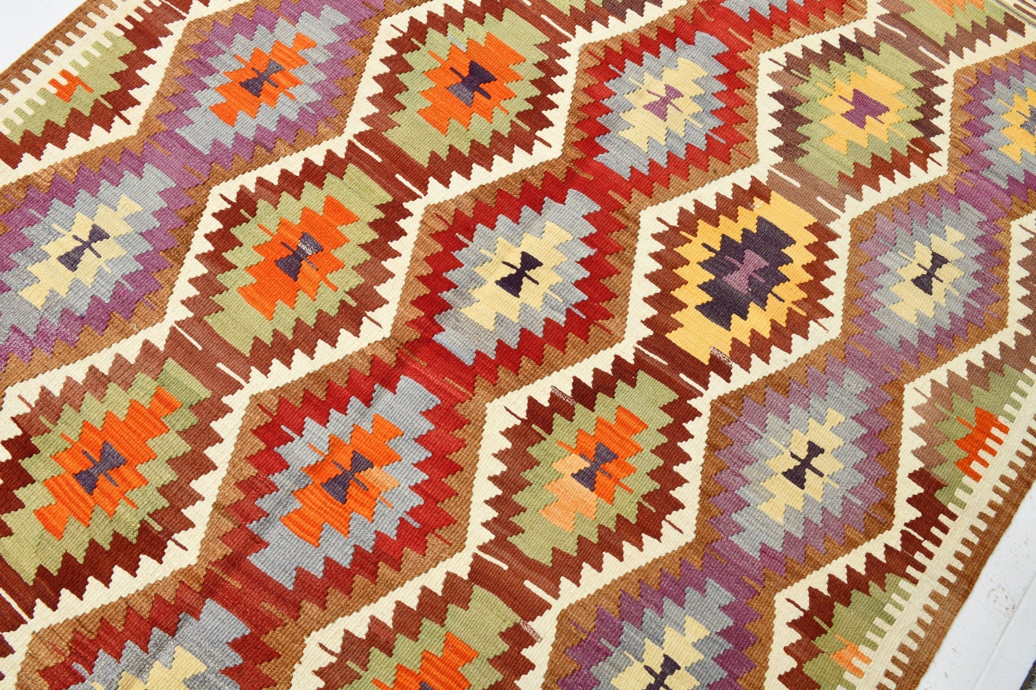 Vintage Kilim Anatolian 5'8" x 9'7" ft