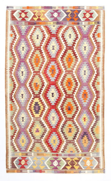 Vintage Kilim Anatolian 5'8" x 9'7" ft