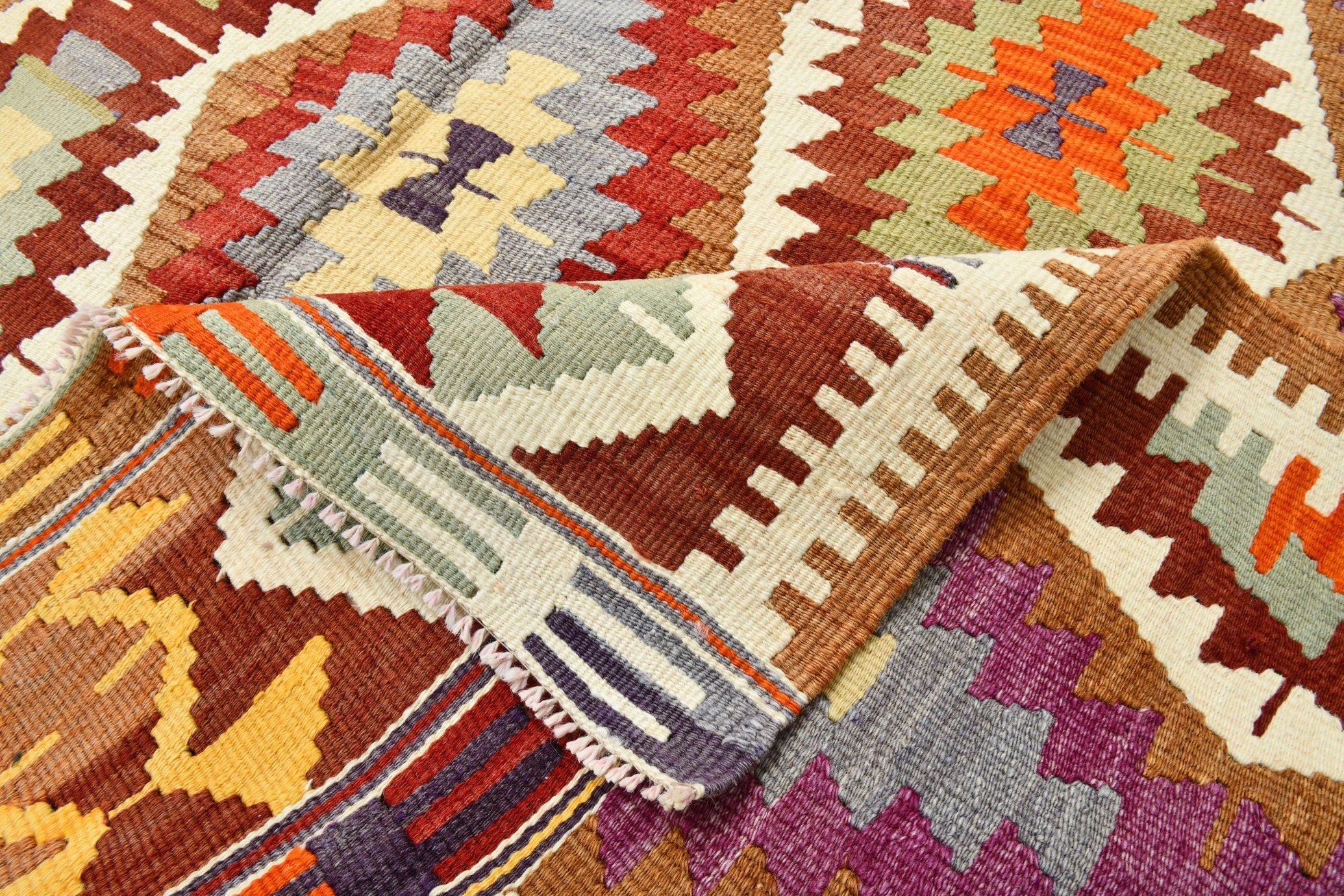 Vintage Kilim Anatolian 5'8" x 9'7" ft
