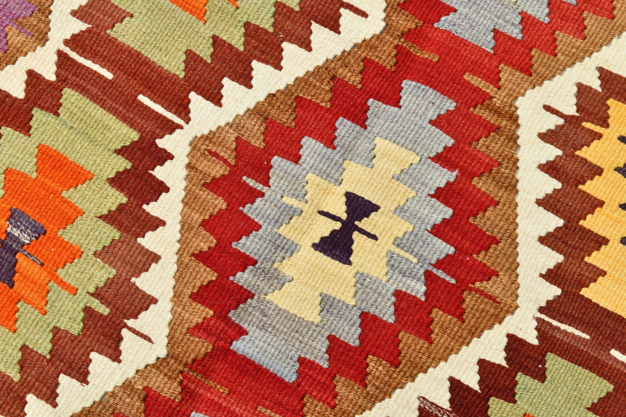 Vintage Kilim Anatolian 5'8" x 9'7" ft