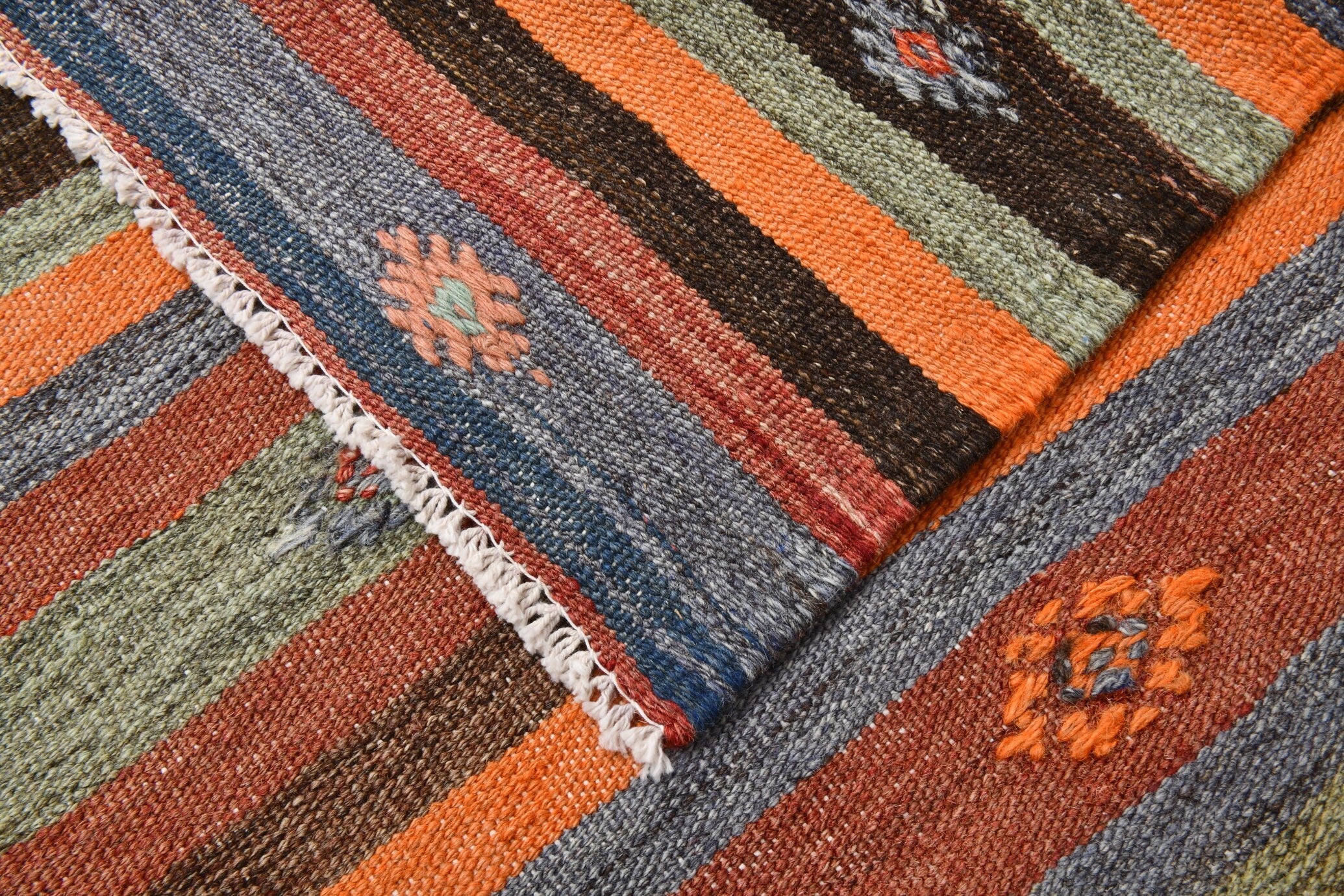 Vintage Kilim Anatolian 5’9’’ x 7’10’’ ft
