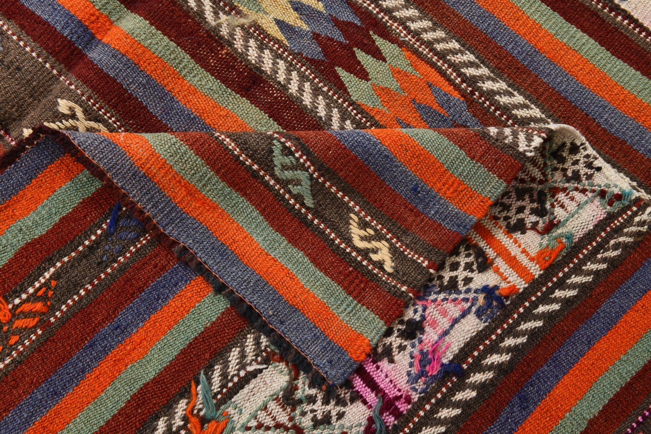 Vintage Kilim Anatolian 5'9" x 8'4" ft