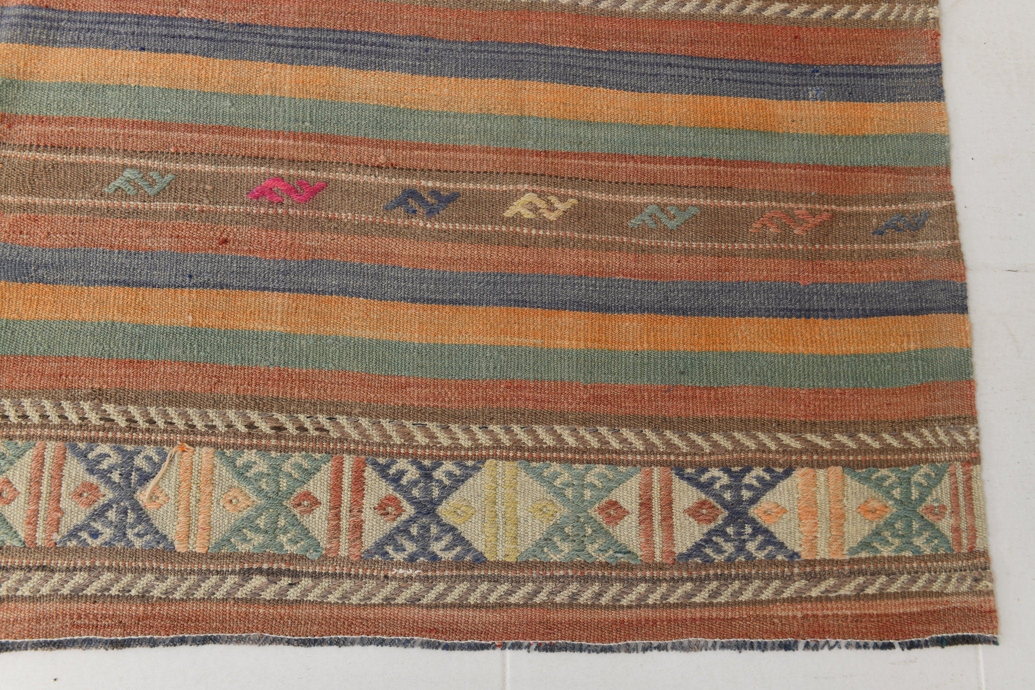 Vintage Kilim Anatolian 6'0" x 7'9" ft