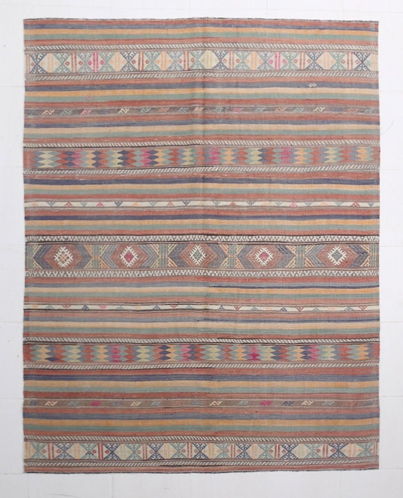 Vintage Kilim Anatolian 6'0" x 7'9" ft