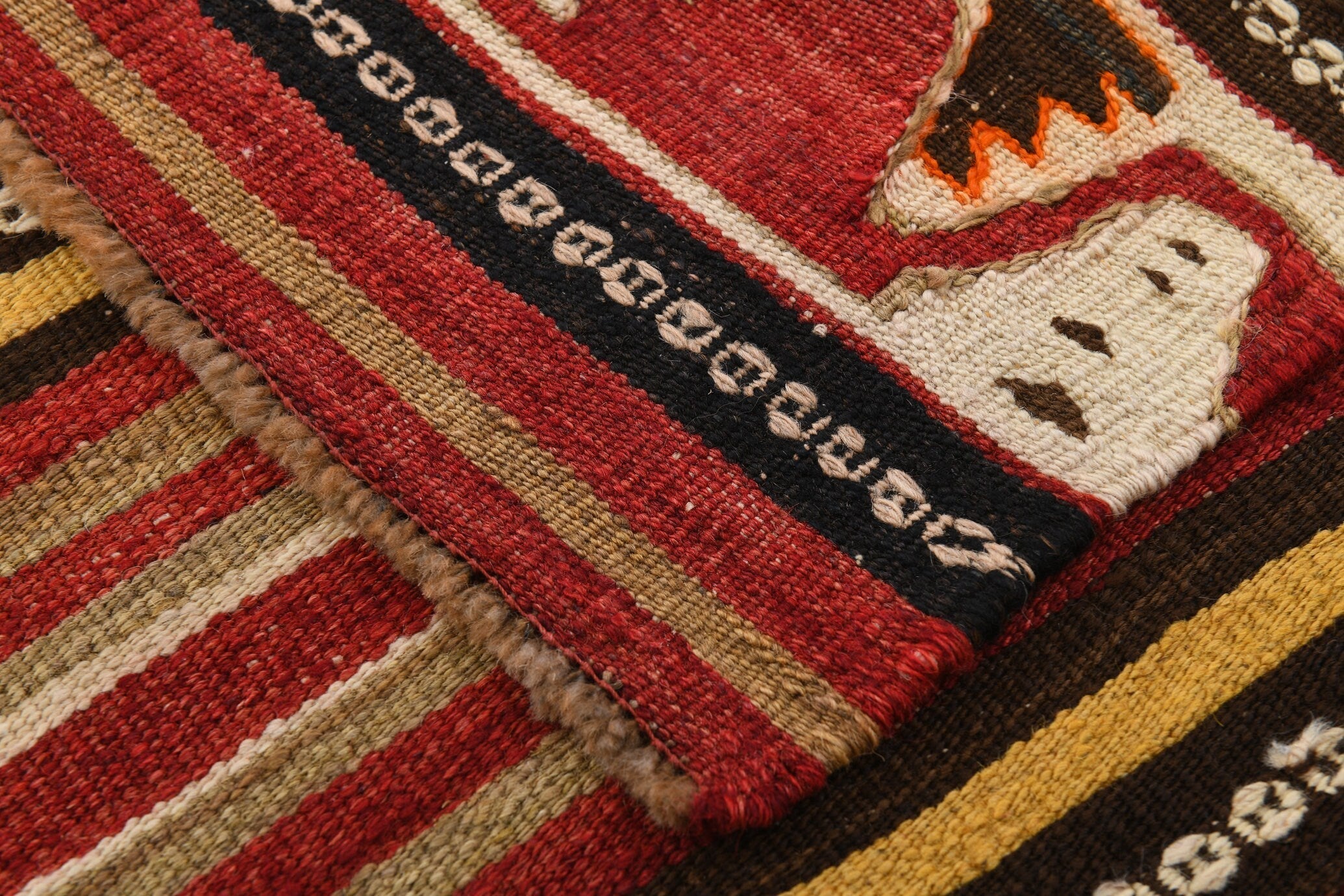 Vintage Kilim Anatolian 6'0" x 9'1" ft
