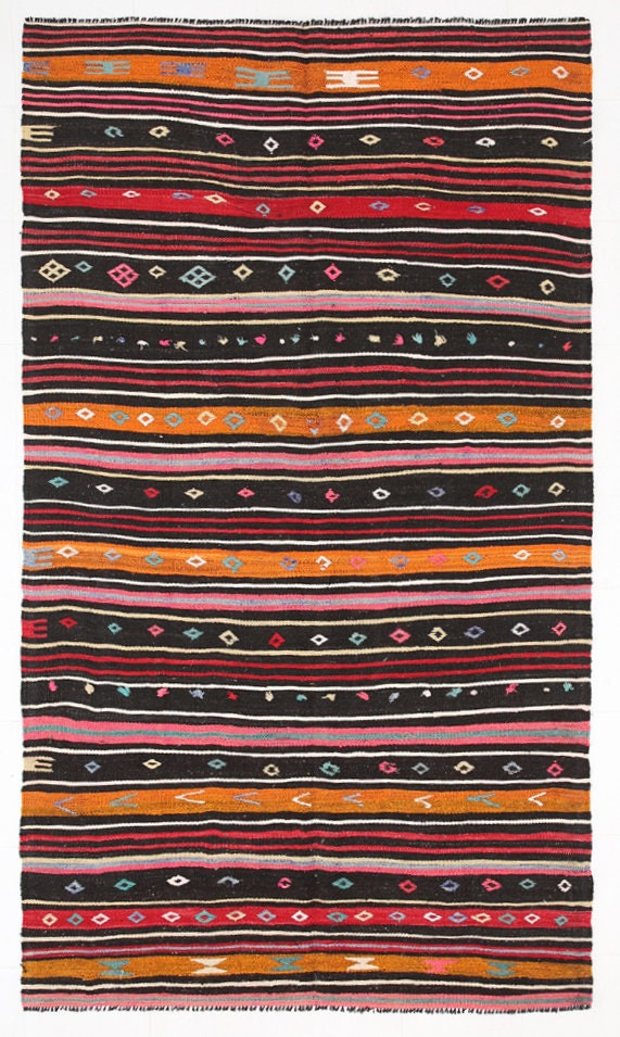 Vintage Kilim Anatolian 6’1’’ x 10’7’’ ft