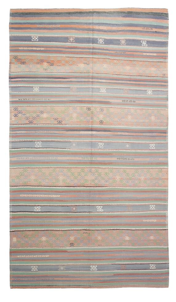 Vintage Kilim Anatolian 6'1" x 10'8" ft