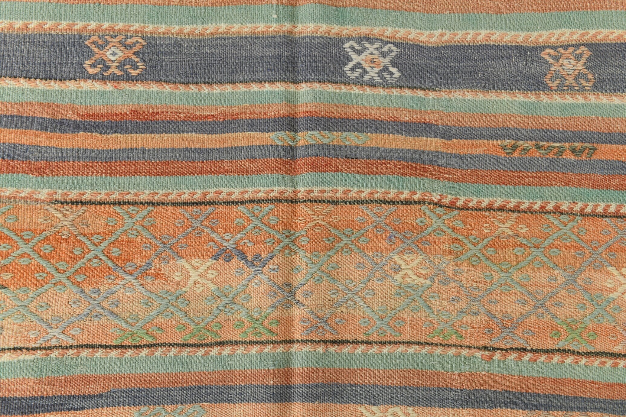 Vintage Kilim Anatolian 6'1" x 10'8" ft
