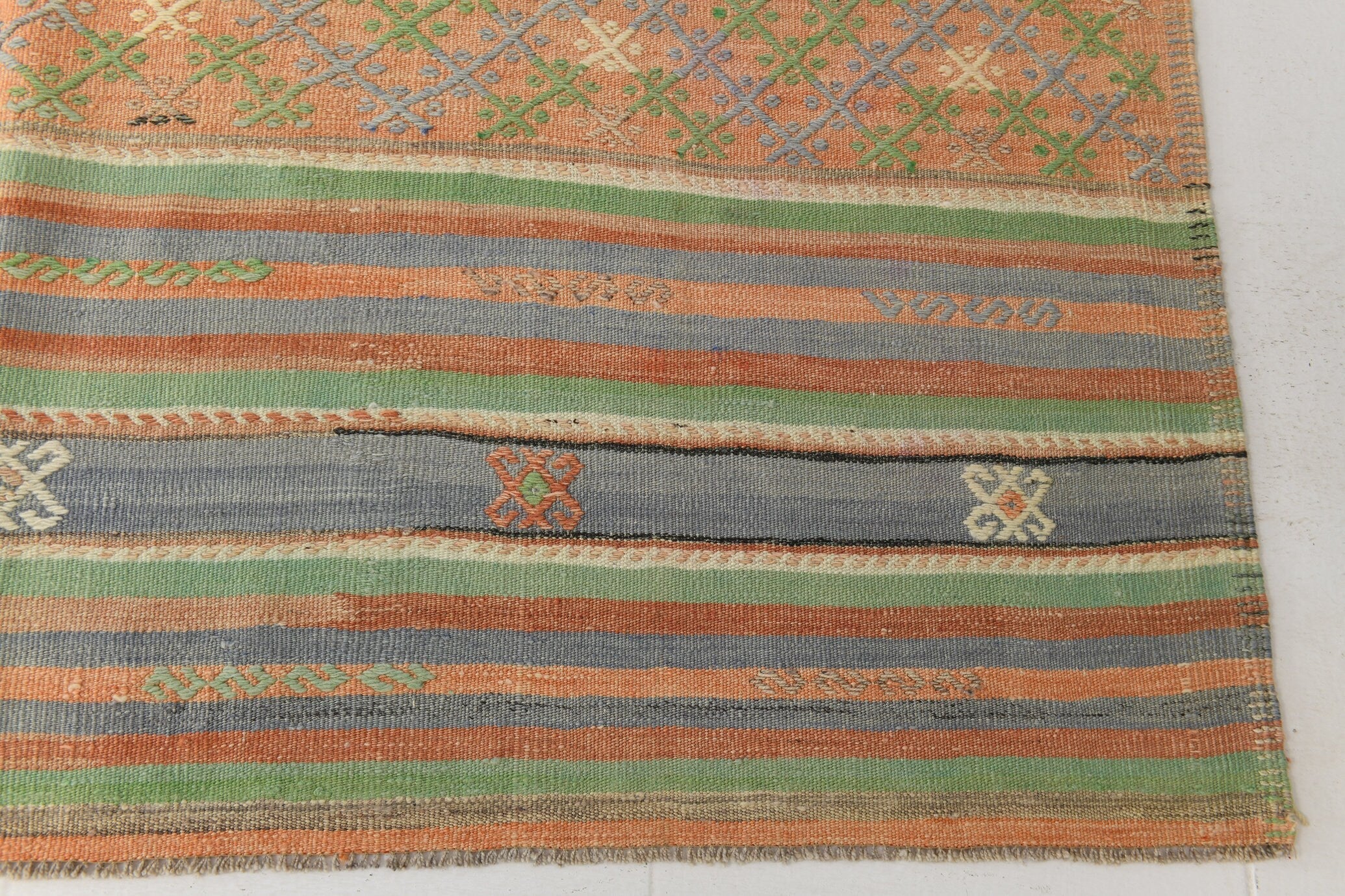Vintage Kilim Anatolian 6'1" x 10'8" ft