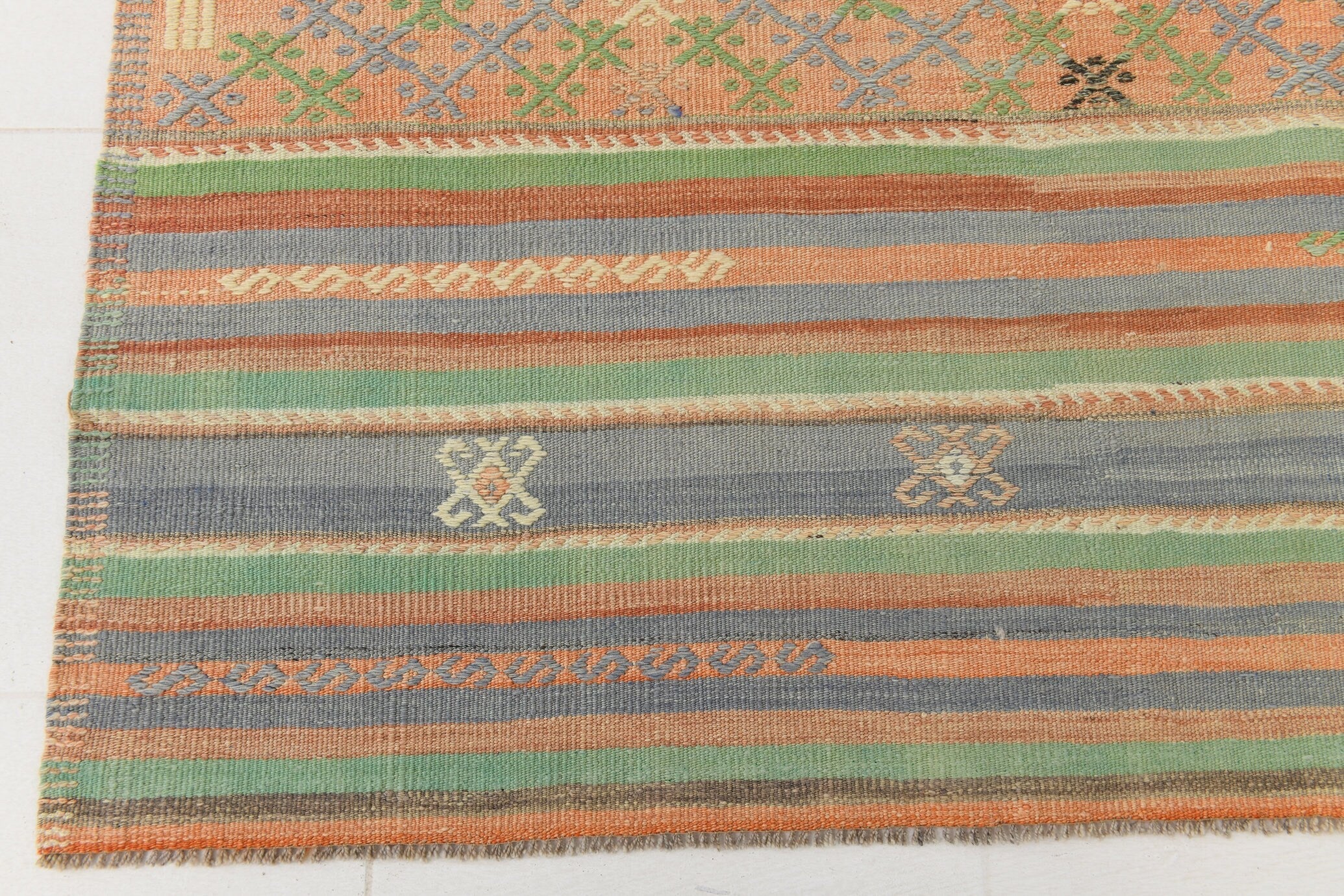 Vintage Kilim Anatolian 6'1" x 10'8" ft