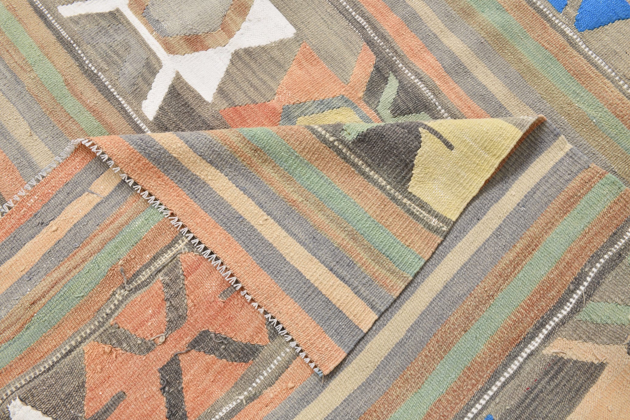 Vintage Kilim Anatolian 6’1’’ x 11’5’’ ft
