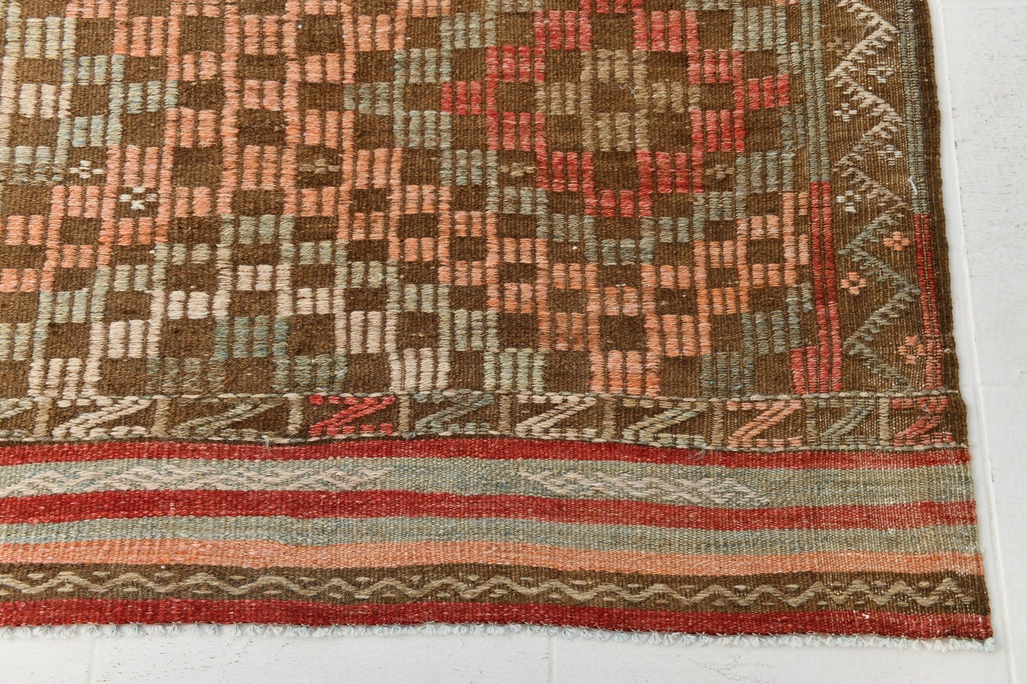 Vintage Kilim Anatolian 6'10" x 9'9" ft
