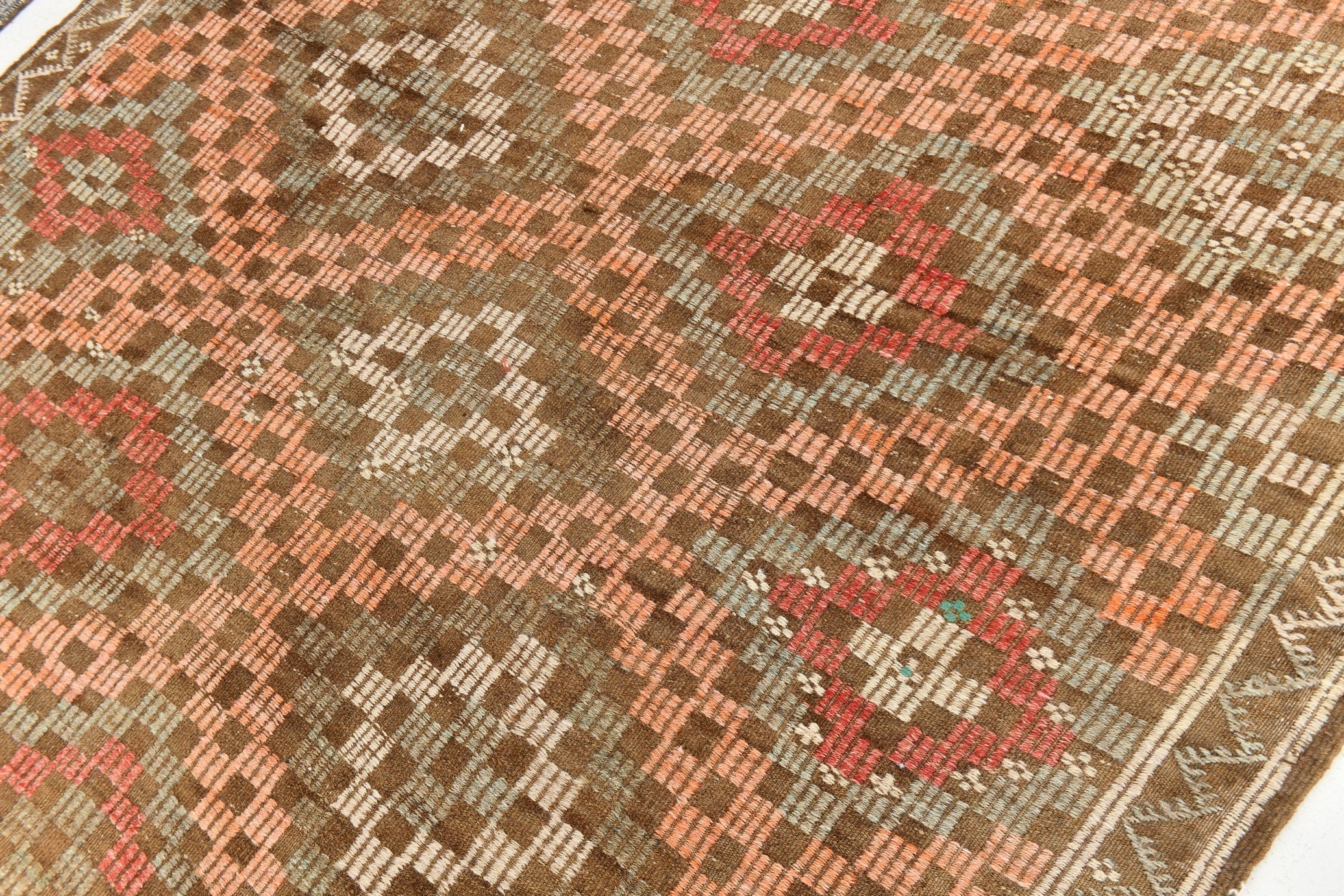 Vintage Kilim Anatolian 6'10" x 9'9" ft