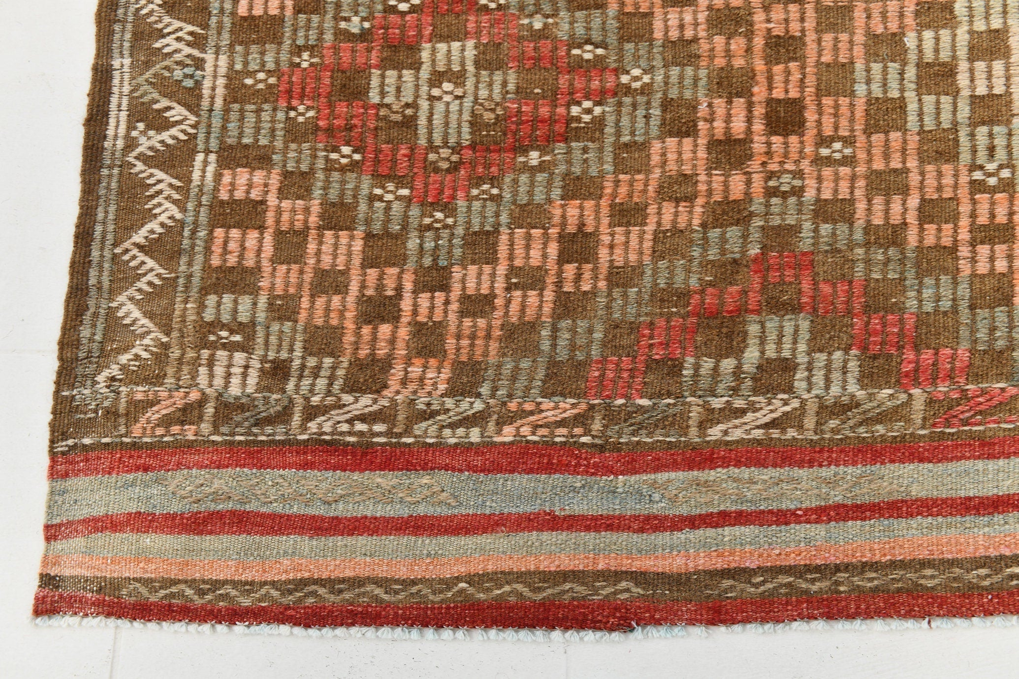 Vintage Kilim Anatolian 6'10" x 9'9" ft