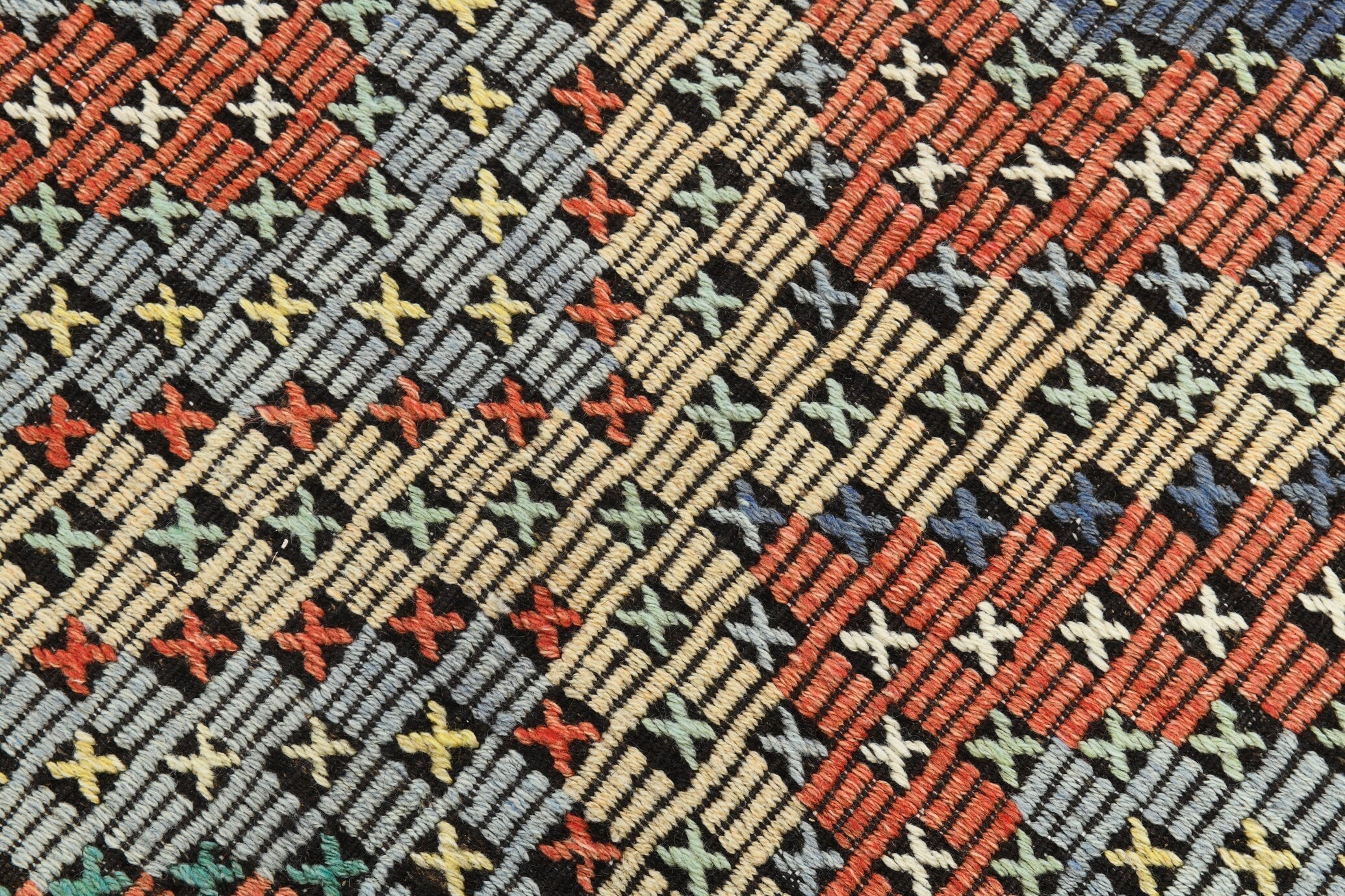 Vintage Kilim Anatolian 6’2’’ x 10’8’’ ft