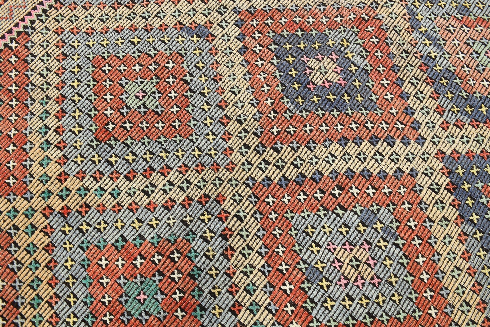 Vintage Kilim Anatolian 6’2’’ x 10’8’’ ft