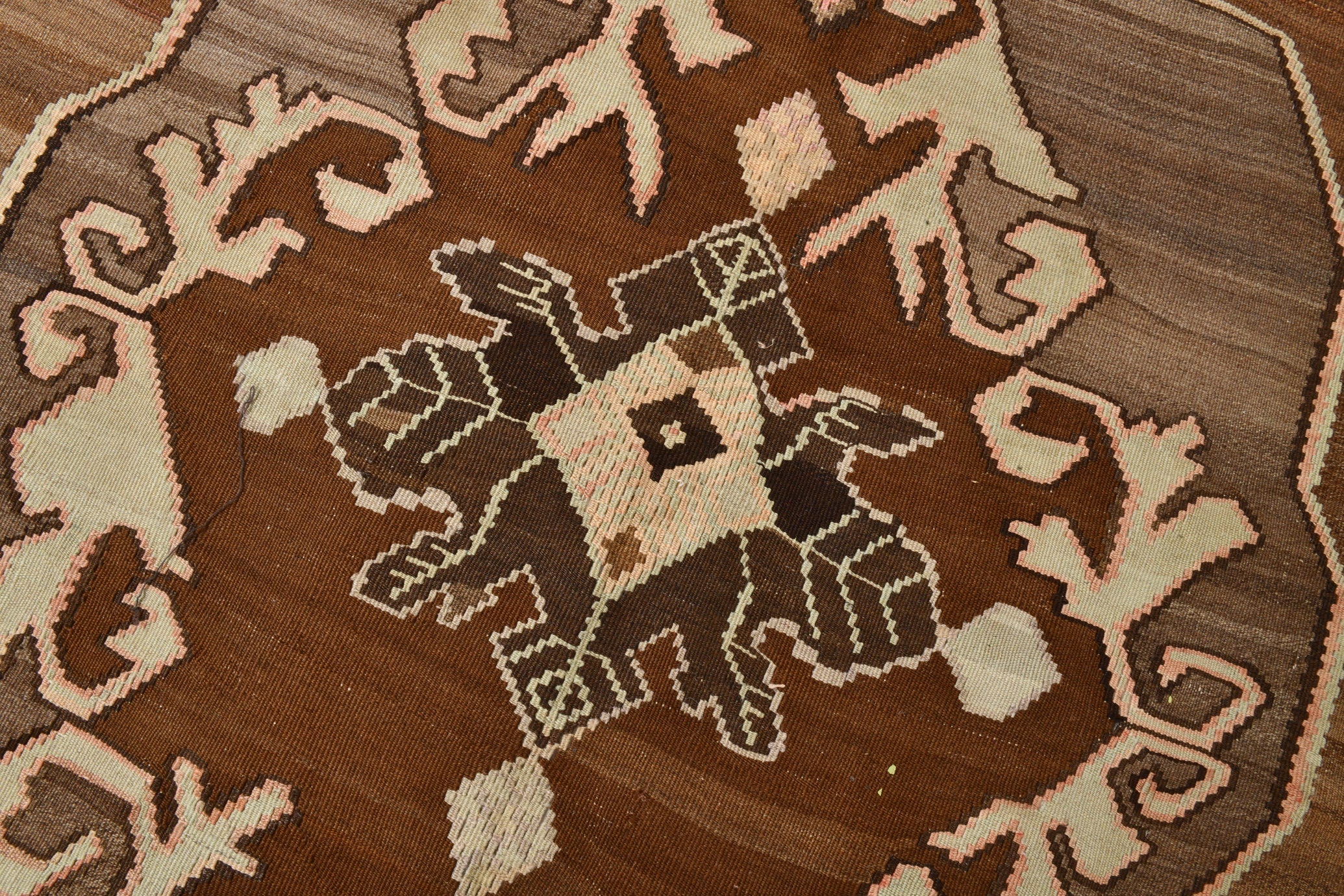 Vintage Kilim Anatolian 6'3" x 11'8" ft