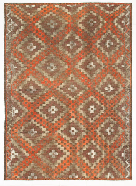 Vintage Kilim Anatolian 6'3" x 8'8" ft