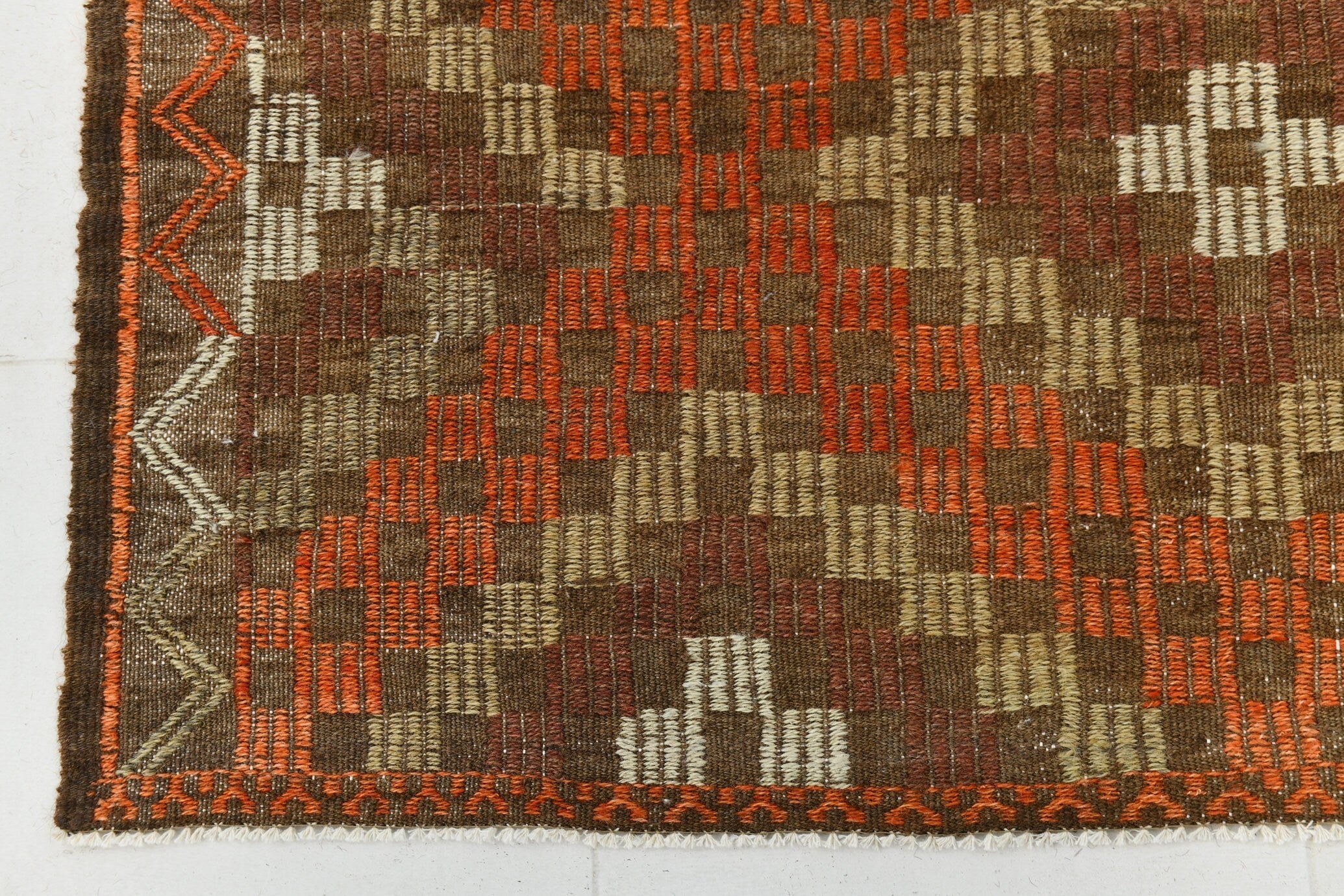 Vintage Kilim Anatolian 6'3" x 8'8" ft