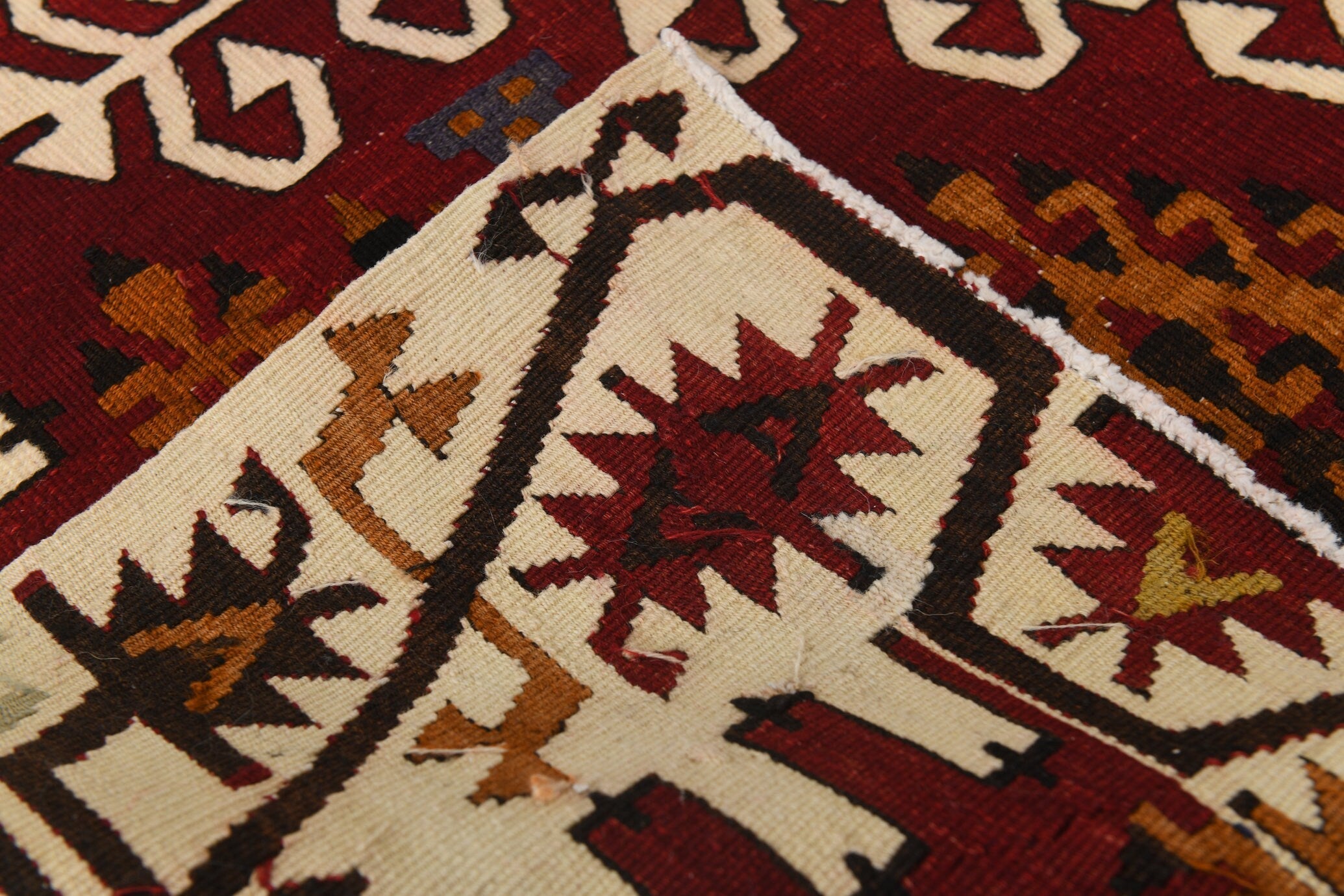 Vintage Kilim Anatolian 6’4’’ x 15’2’’ ft