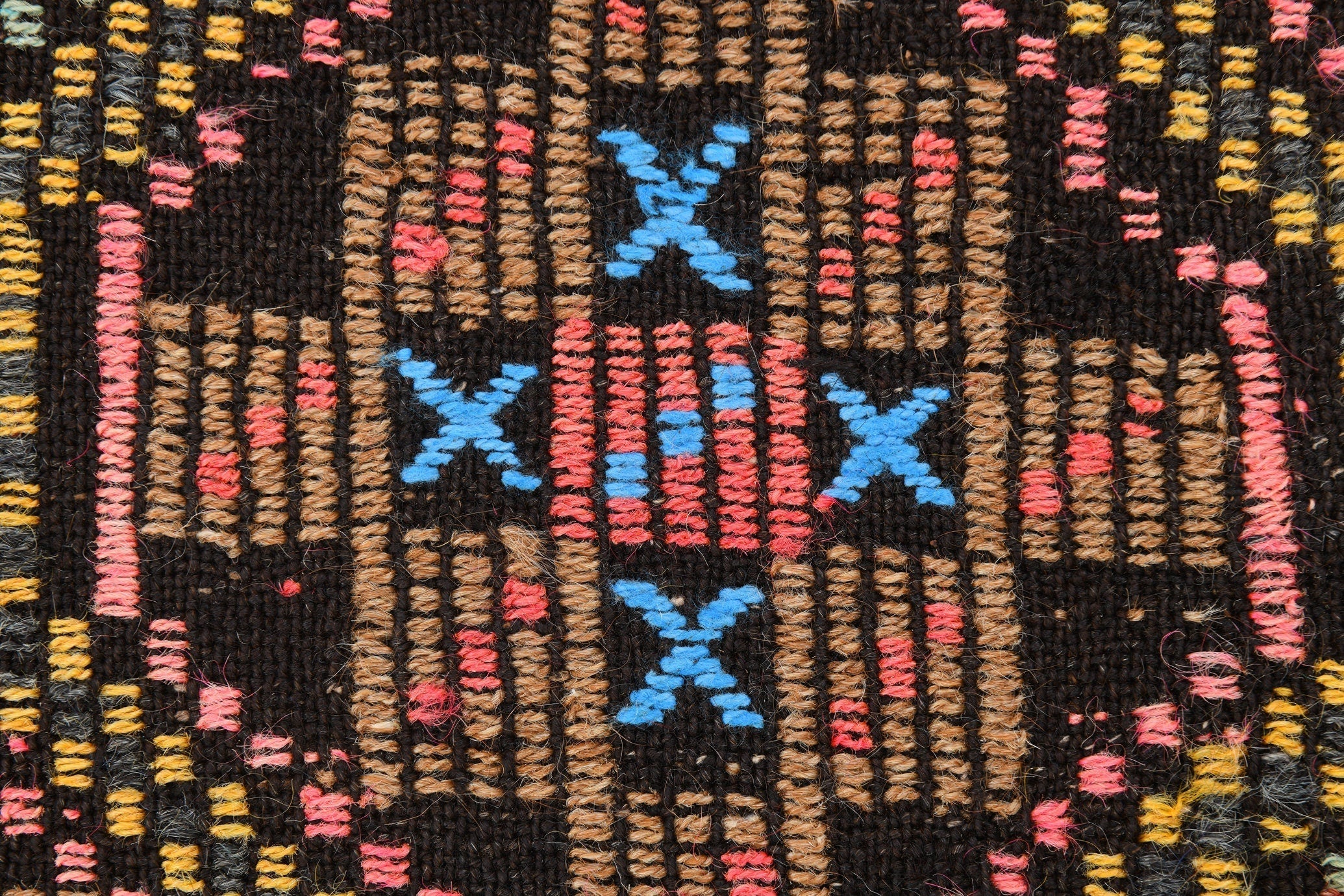 Vintage Kilim Anatolian 6'4" x 8'7" ft