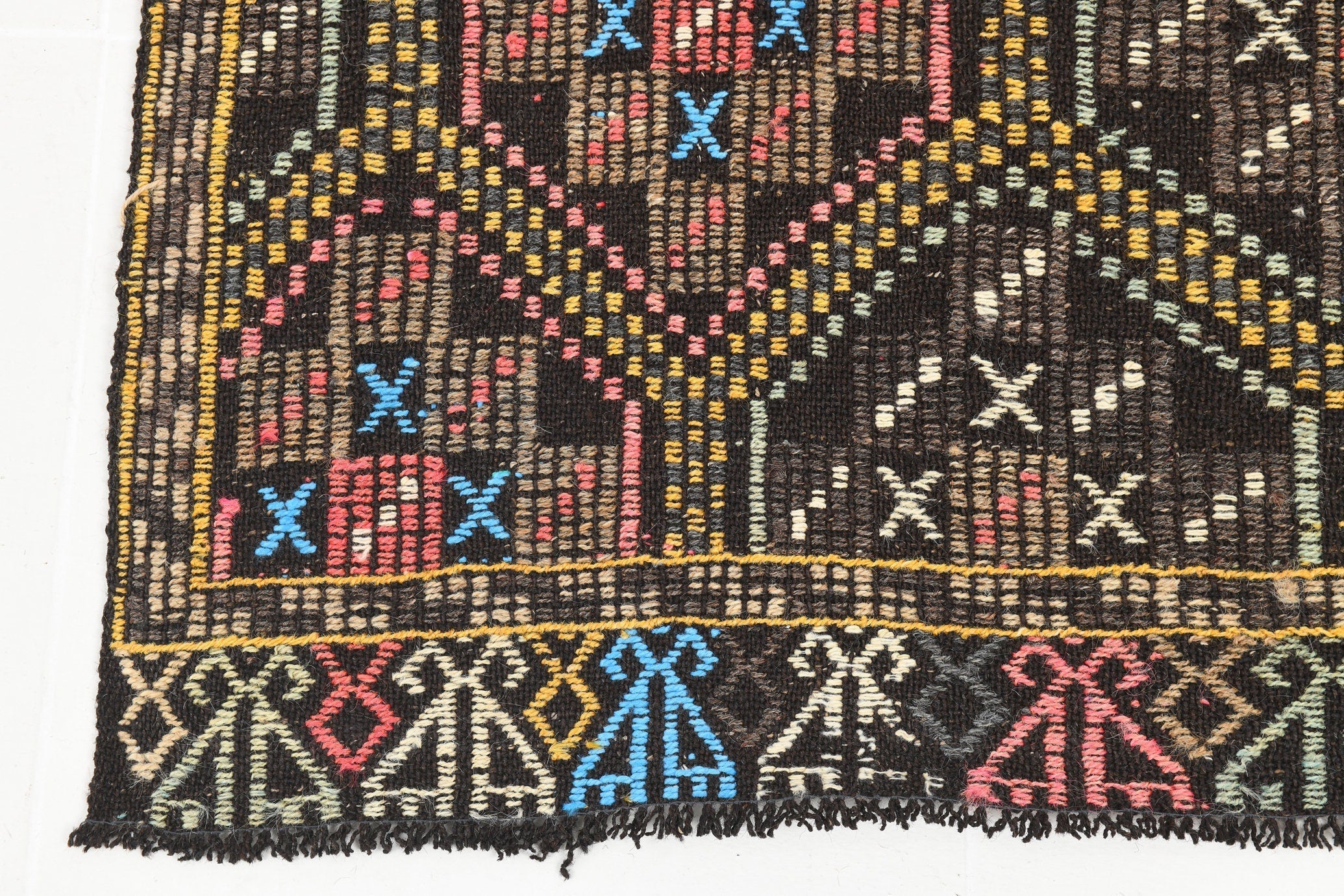 Vintage Kilim Anatolian 6'4" x 8'7" ft